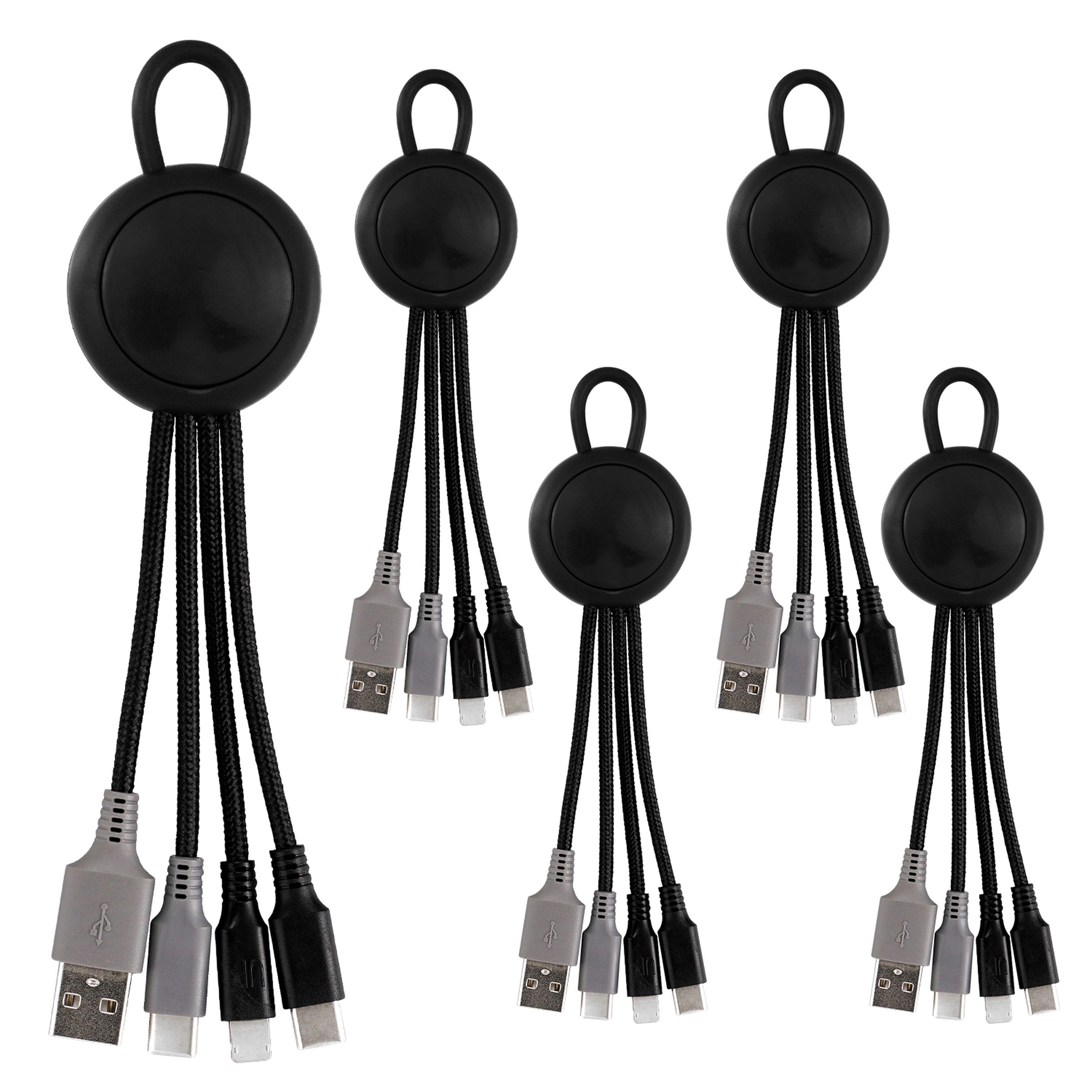 Color Light Up Loop 3-in-1 Duo Charging Cable 8