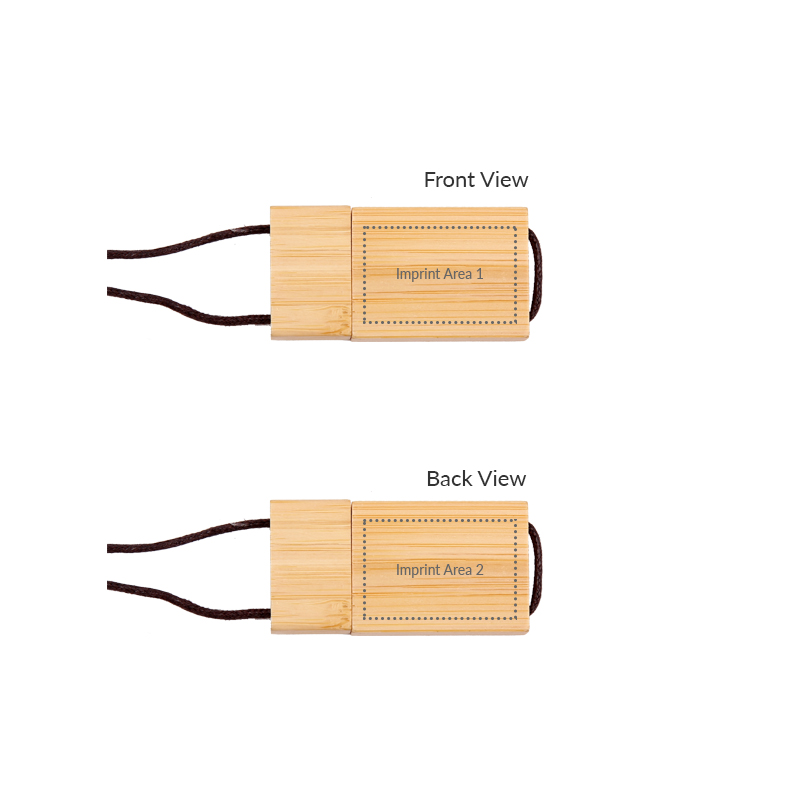 2GB Rectangular Shaped and Wooden USB 2.0Flash Drive. 1