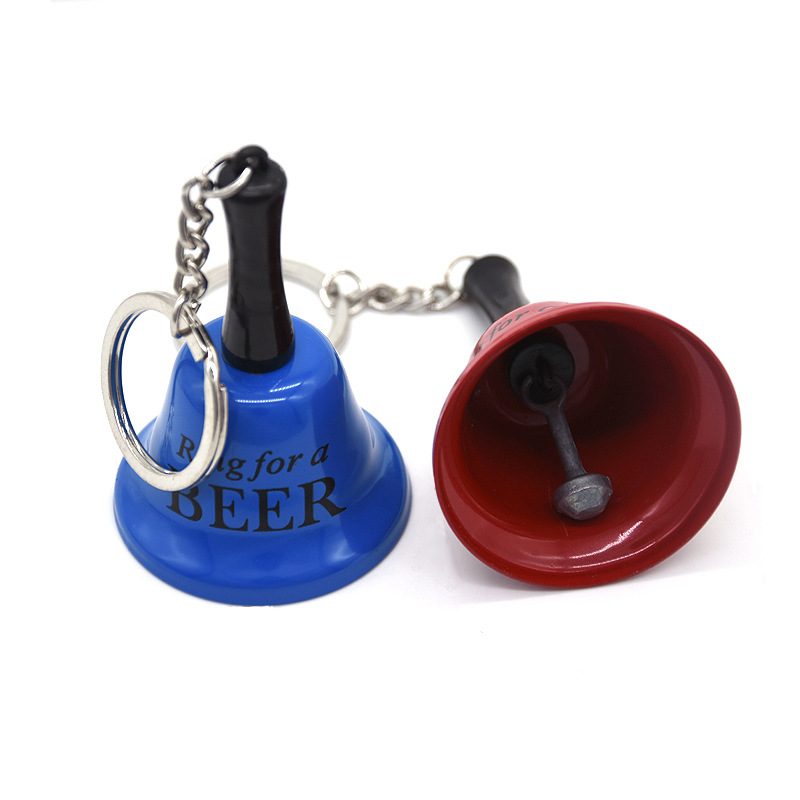 Metal Cowbell Noise Maker with Handle and Key Ring 6