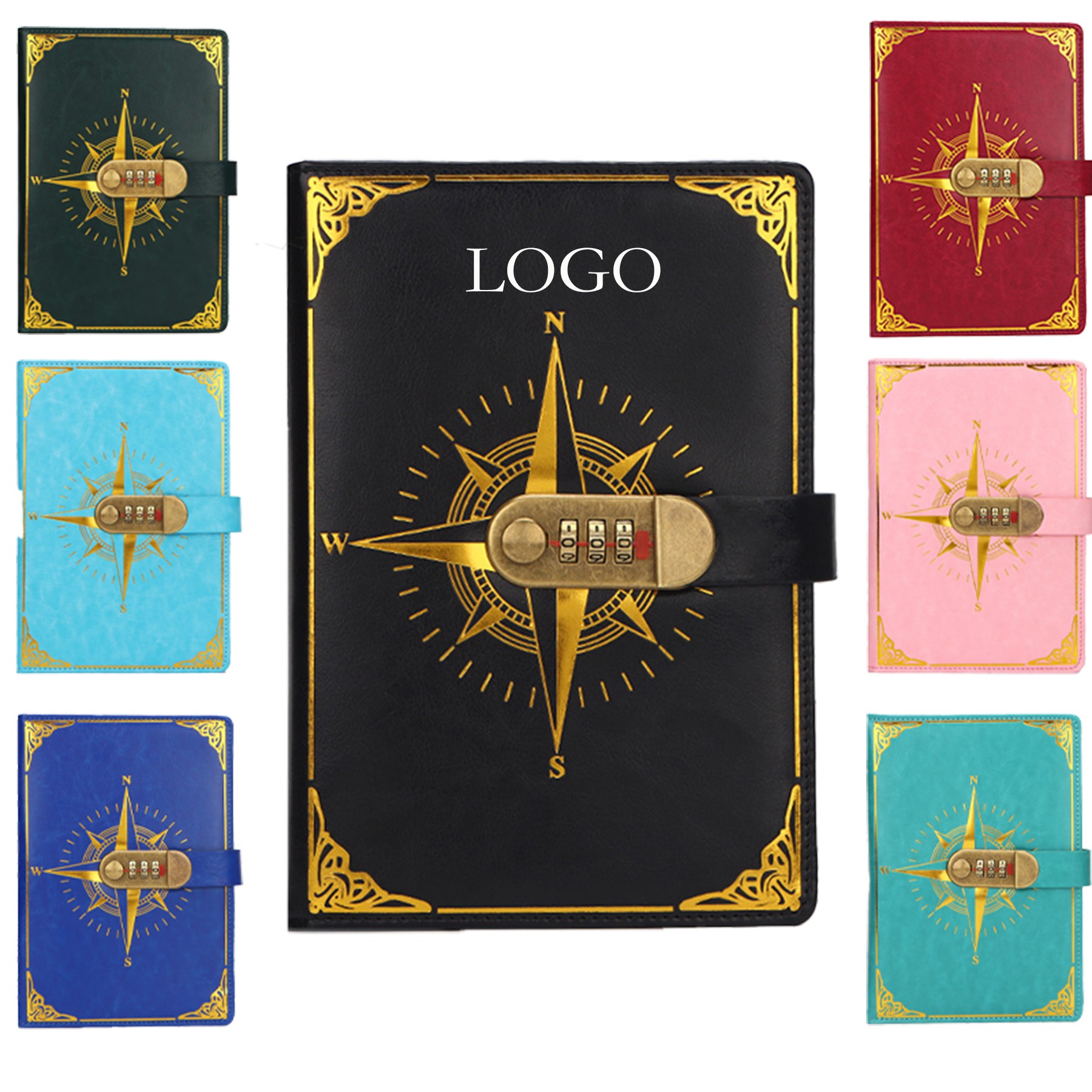 Vintage-style Password Notebook