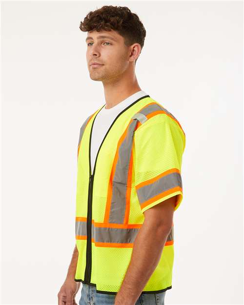 Class 3 Mesh Zippered Vest