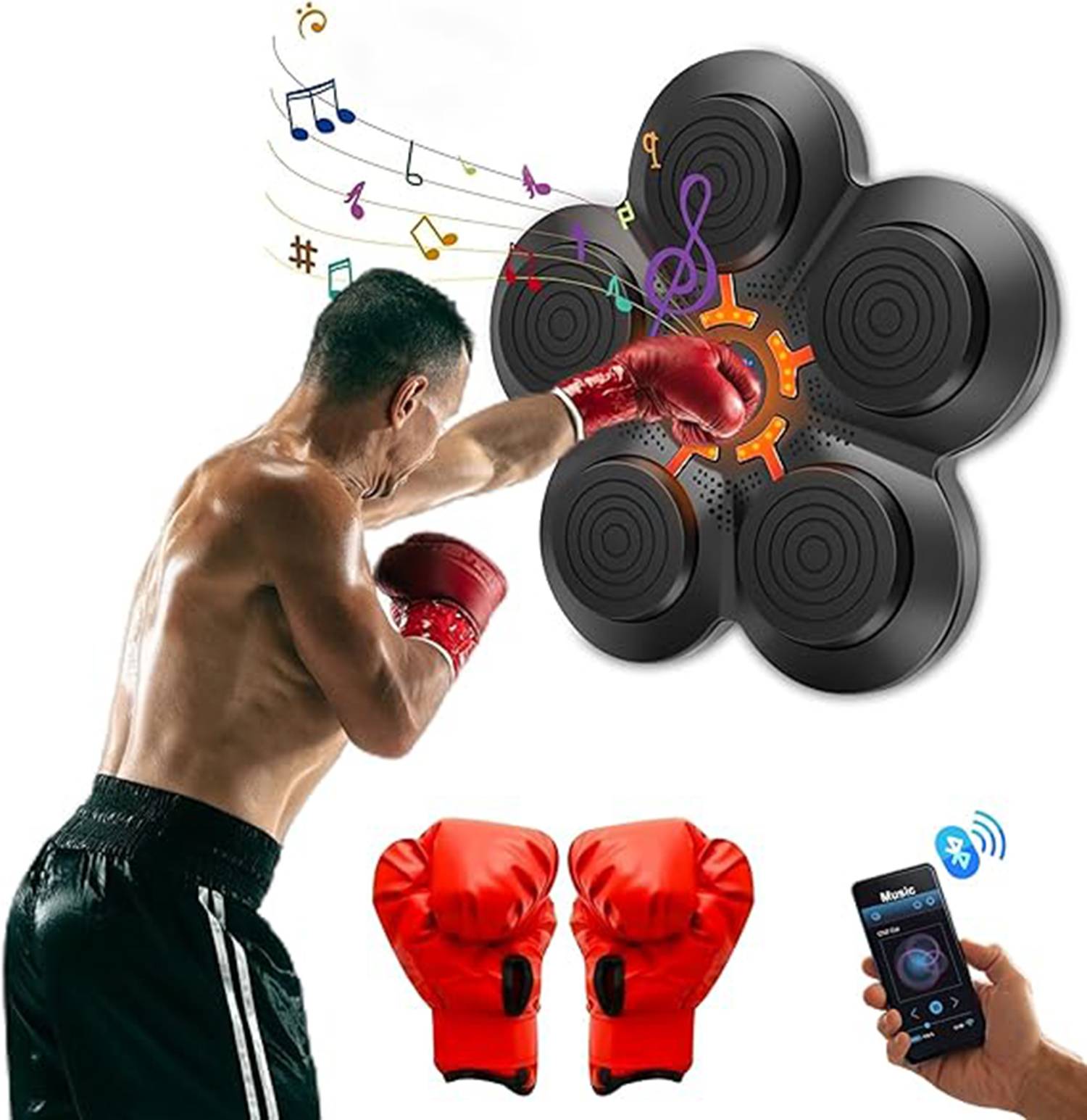 High-Tech Boxing Trainer Smart Music Machine with Bluetooth 12