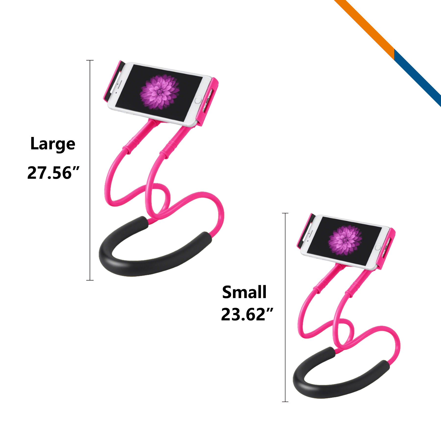 Stehold 2in1 Adjustable Neck Phone Holder 23