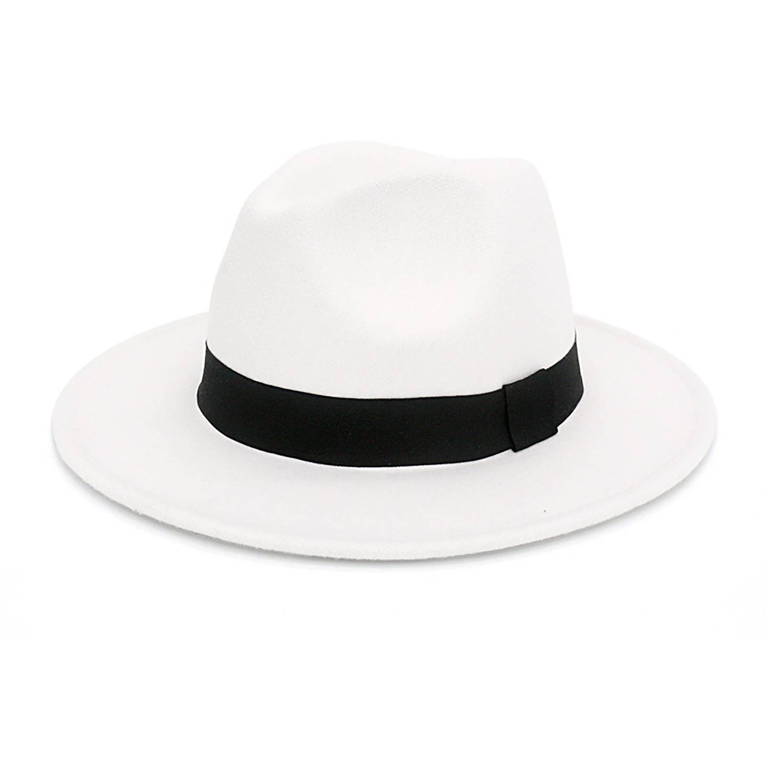 Unisex Vintage Wide Brim Fedora Hat 13