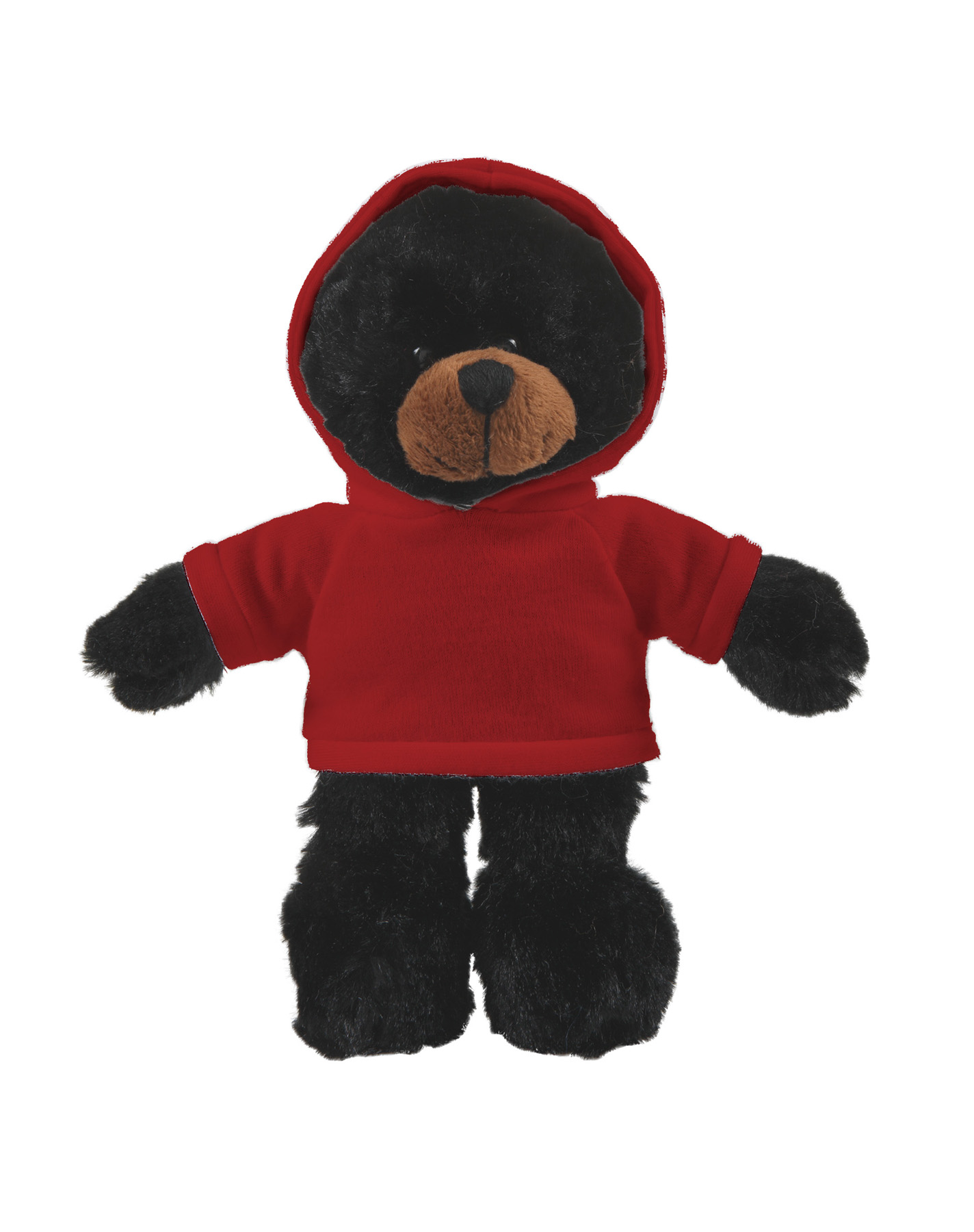 soft plush Black Bear with hoodie 5