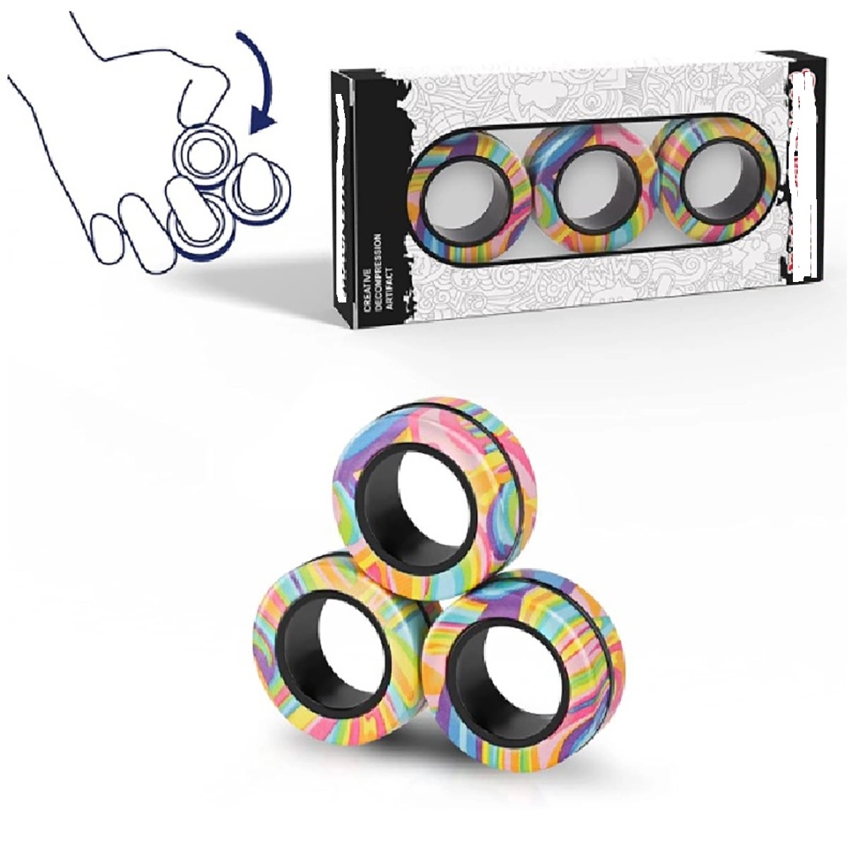Magnetic Fidget Toy Set 2
