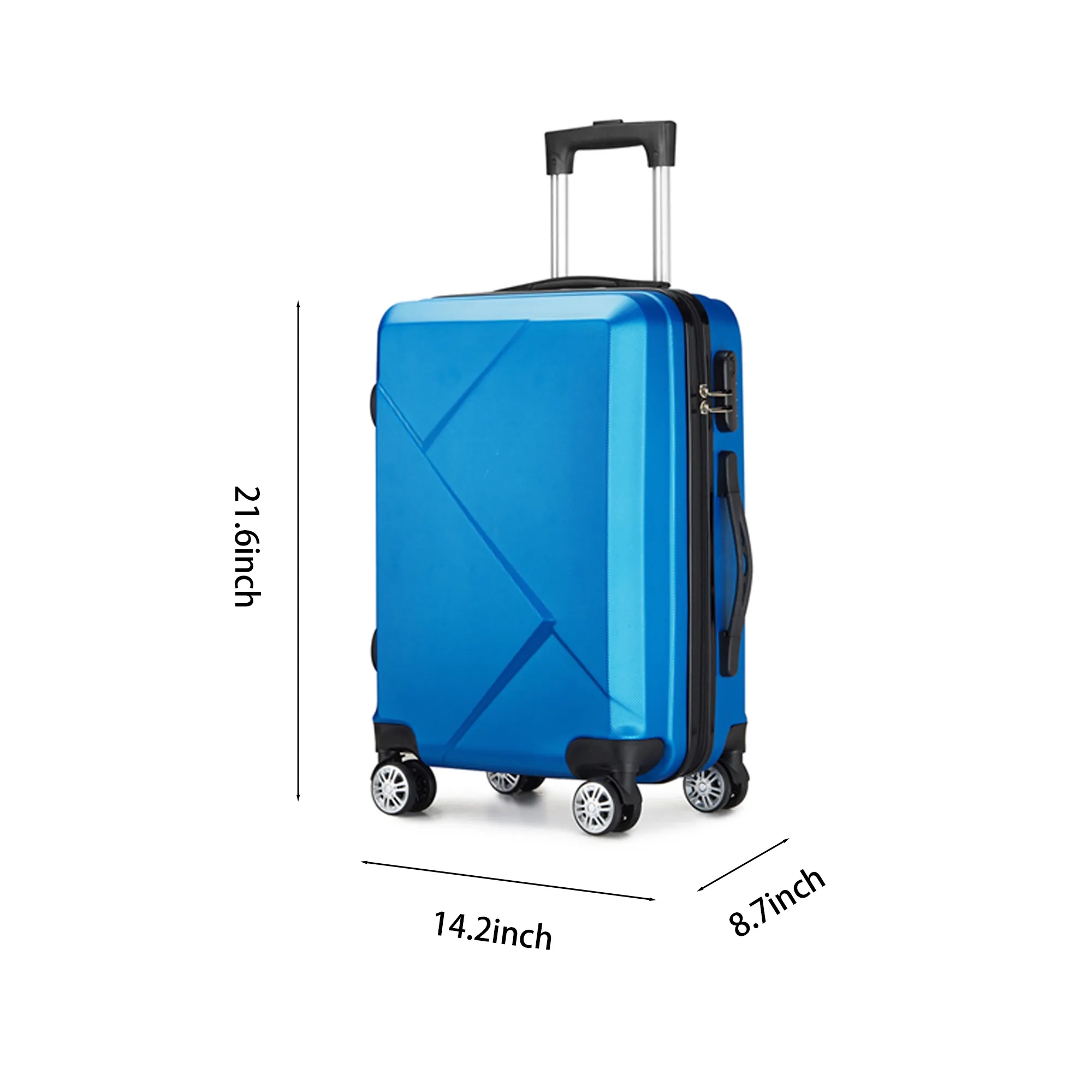 20-inch Carry-On Spinner Wheel Luggage with TSA Lock 2