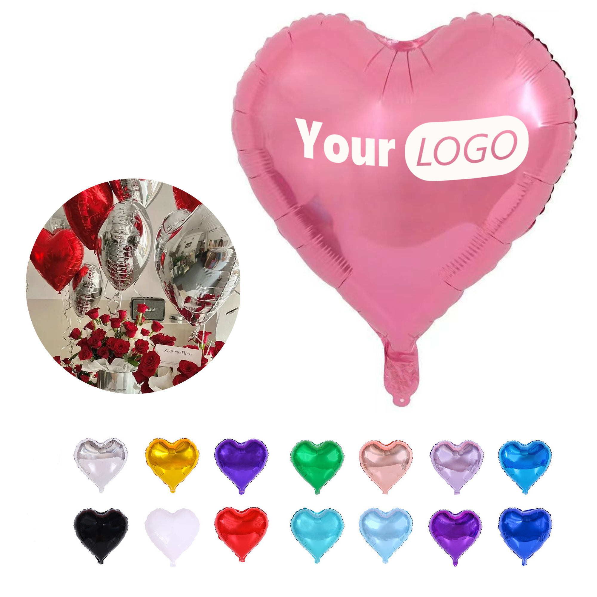 Party Event Balloons Made of Love Aluminum Foil 1