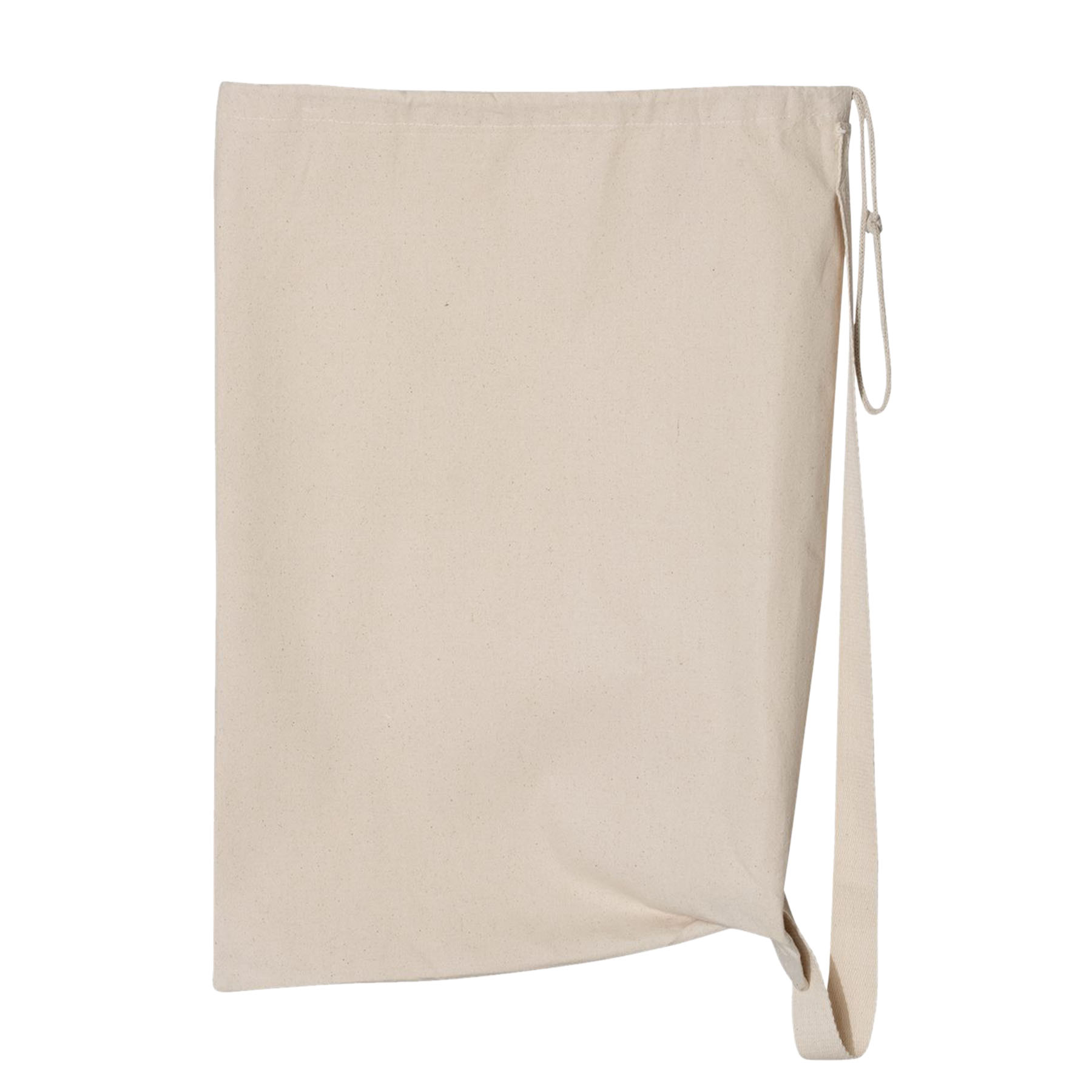 NATURAL HEAVY CANVAS DRAWSTRING LAUNDRY BAG - 19" x 27"_R127NBLY 4