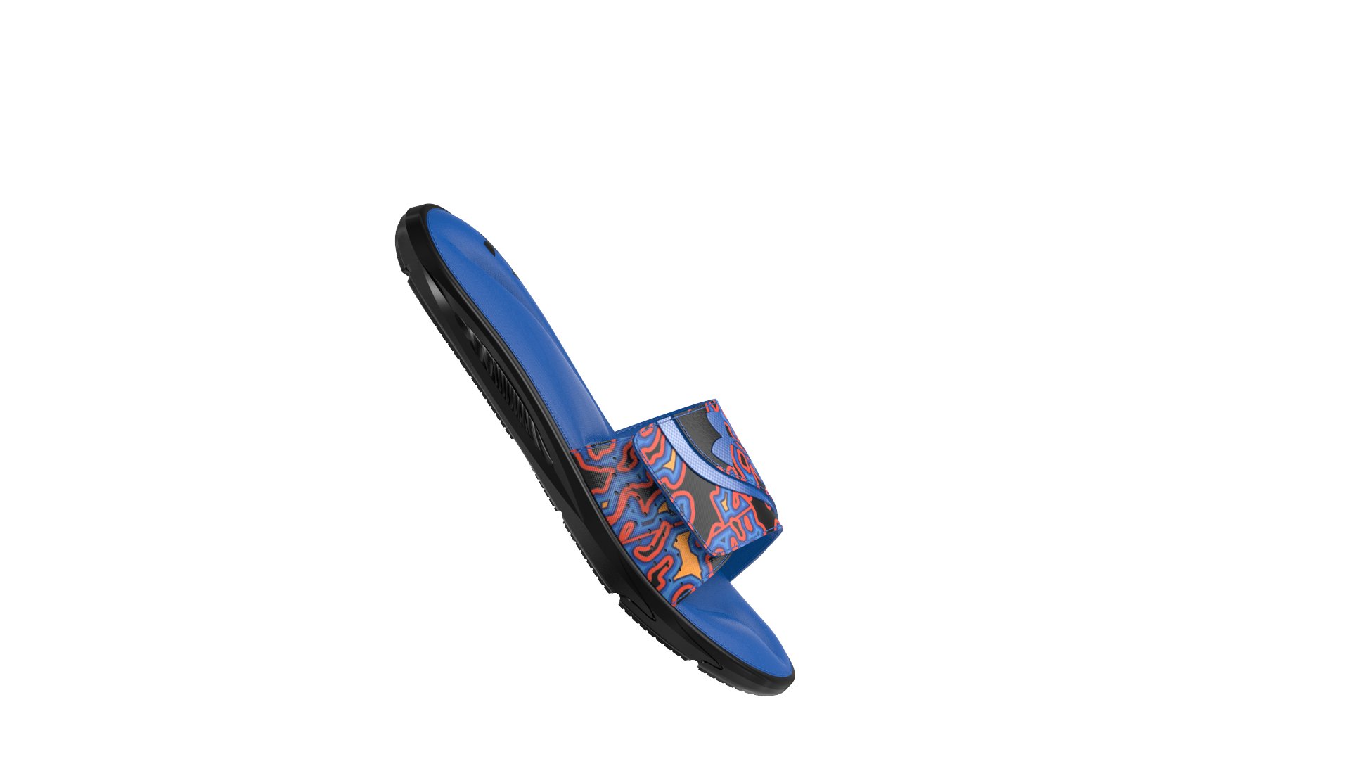 UA Ignite VI Graphic Strap Boys' Slides 3
