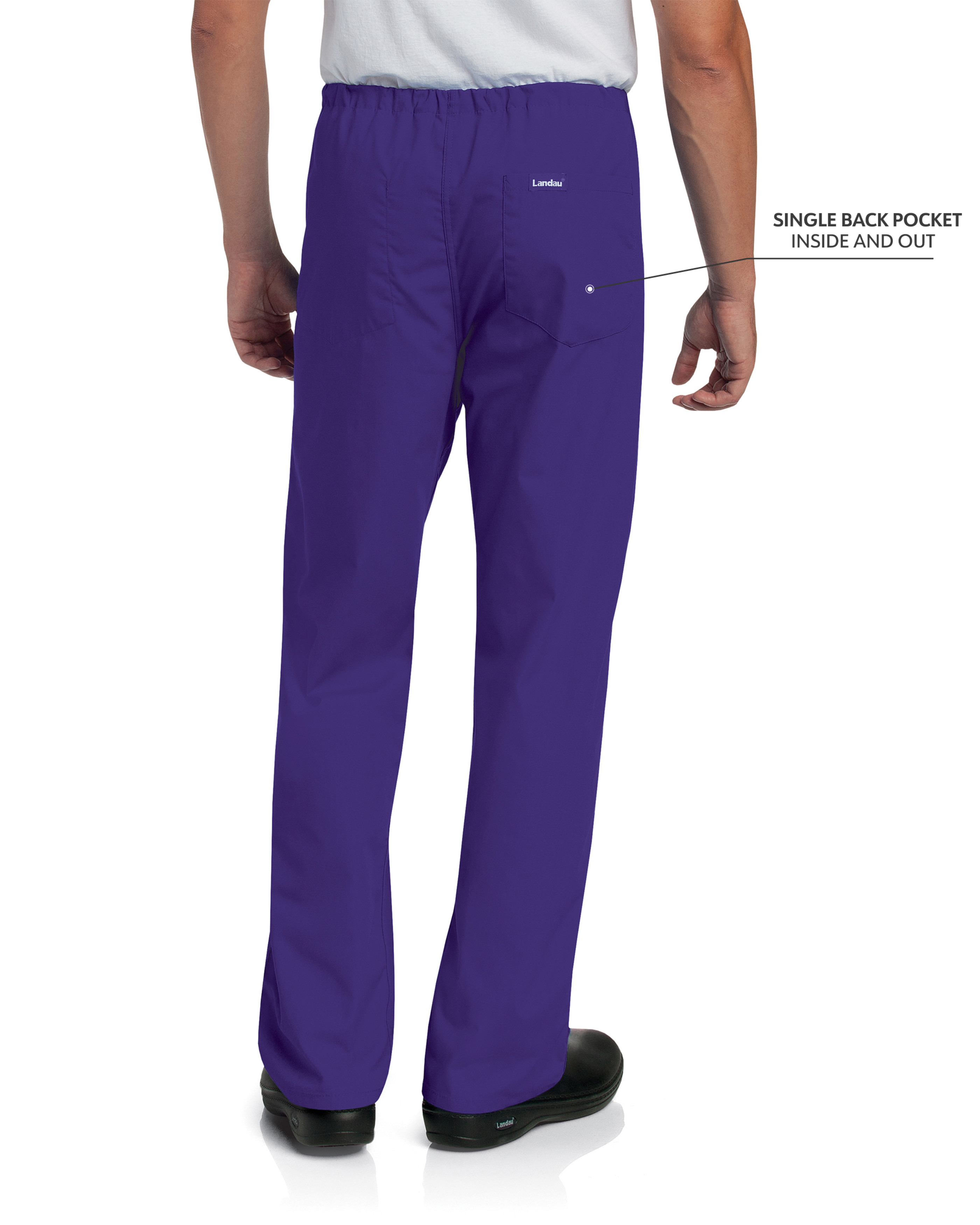 Landau - Essentials - Unisex One-Pocket Reversible High-Rise Waist Pant 46