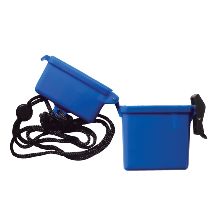 "EZ Carry" Ultra Thin Hard Plastic Hinged Top Waterproof Container with Breakaway and Adjustable Nec 5