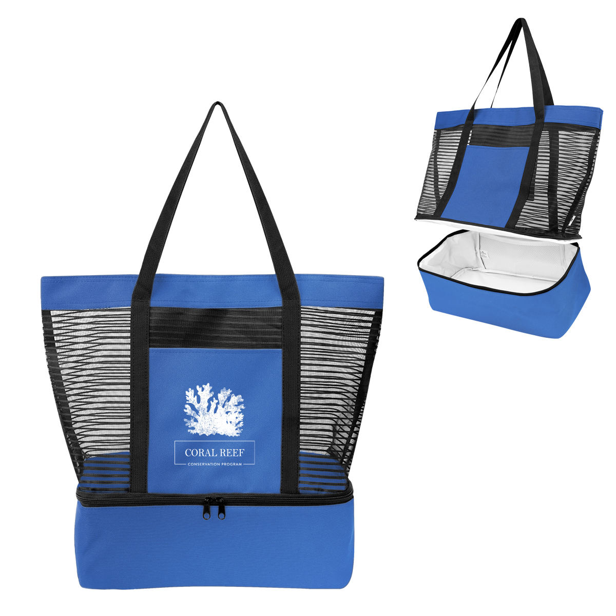 Marley rPET Mesh Tote Bag With Cooler 24