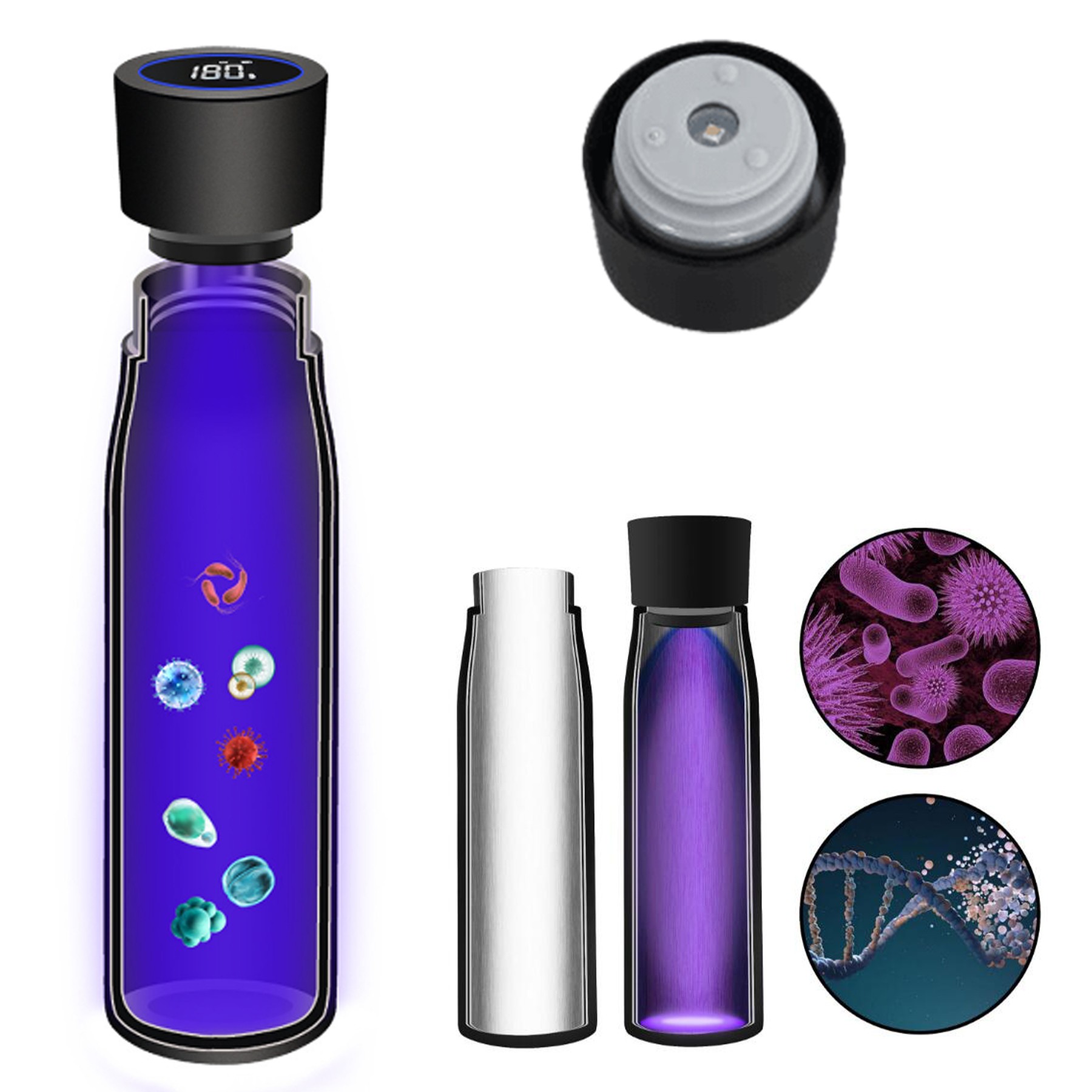16.9Oz Uv Sterilization Thermos Cup 3