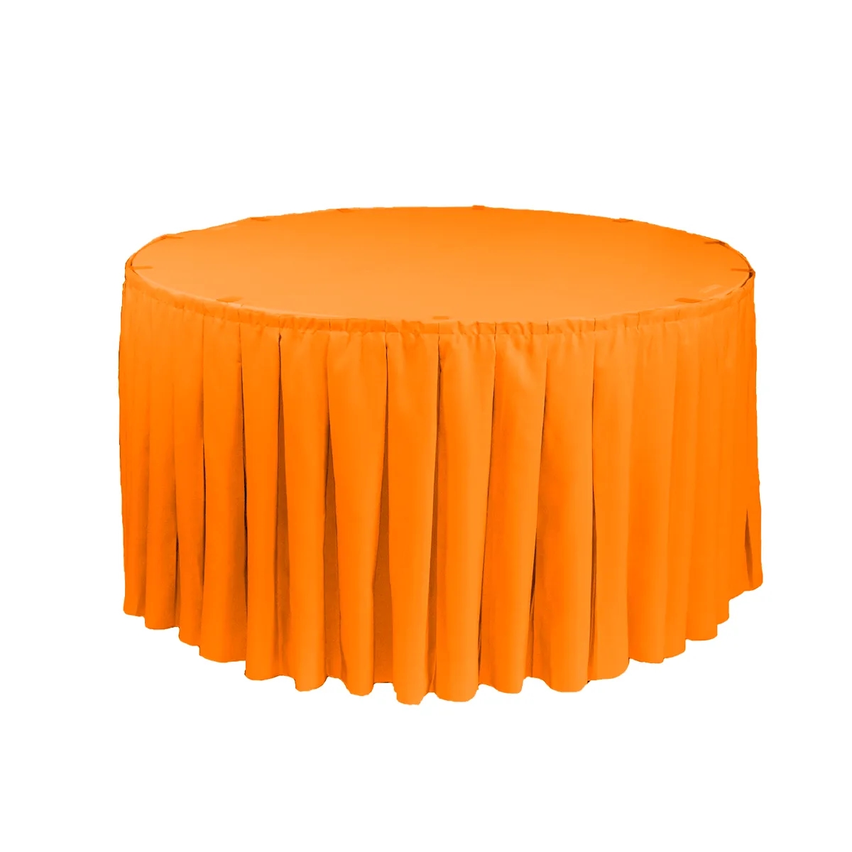 Semi-Stock Gathered Table Skirts - Silk Poly 2