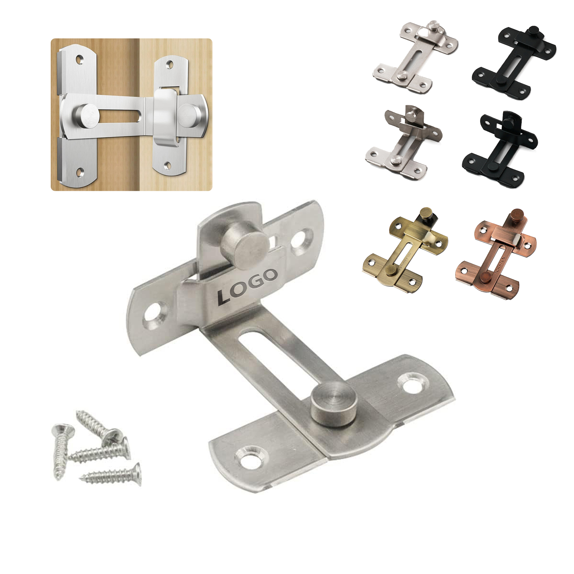 Stainless Steel Slide Bolt Lock 2