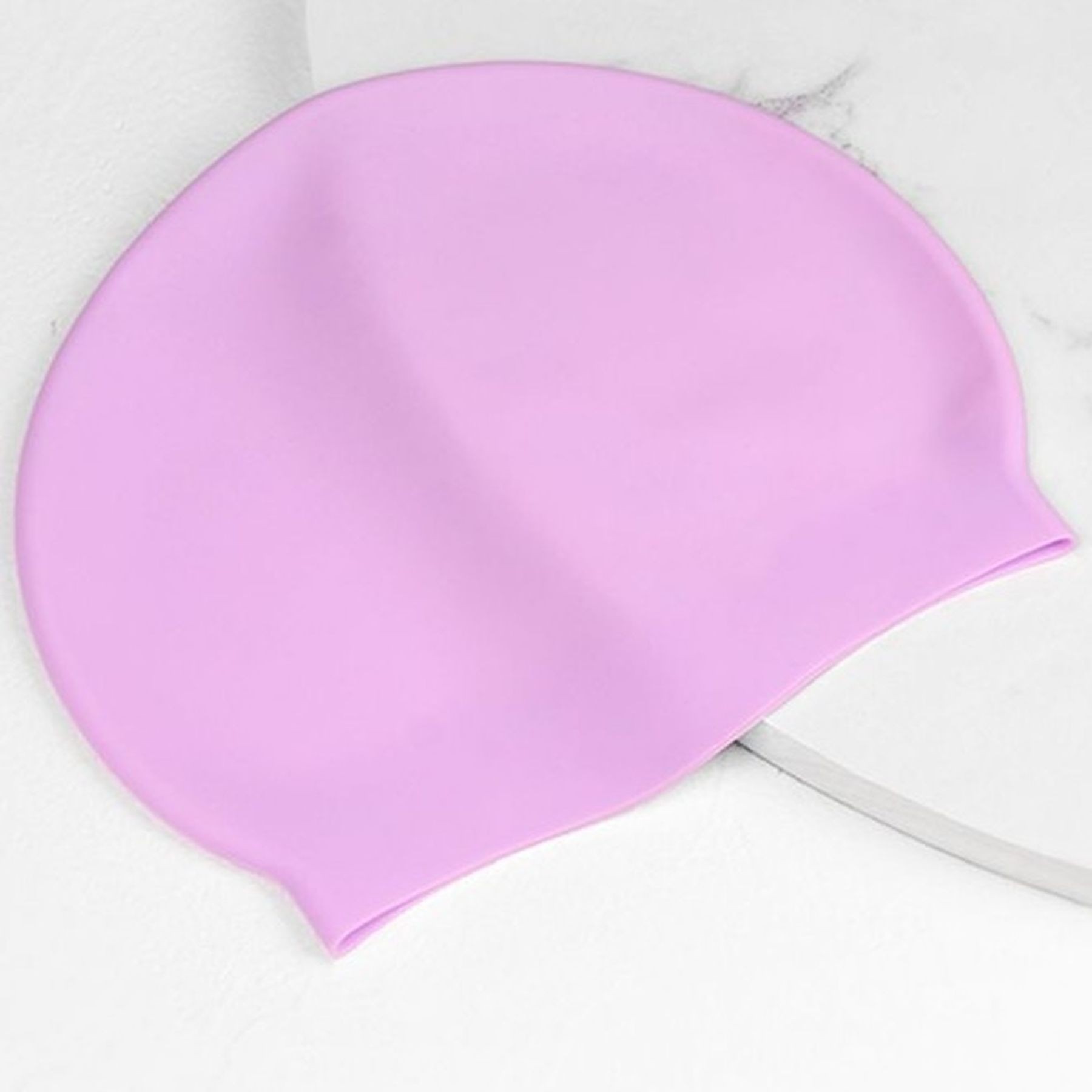 Unisex Swim Caps Flexible Silicone Bathing Hats 4