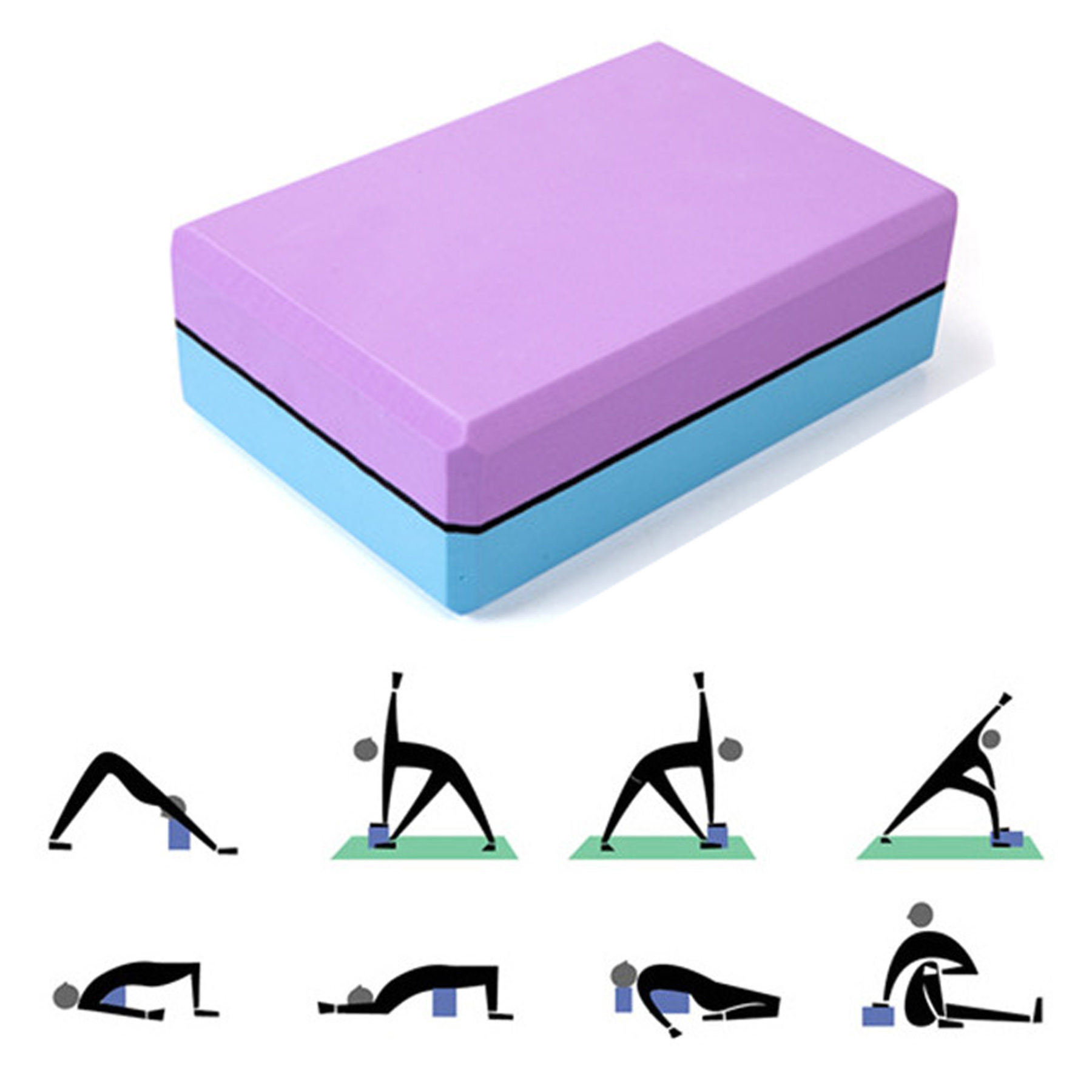 7oz High Density EVA Yoga Block 1