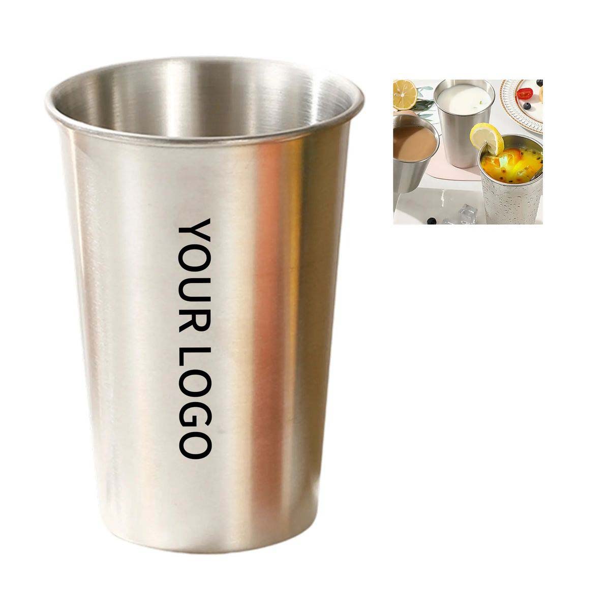 Durable 16oz Steel Cup for Everyday Use 2