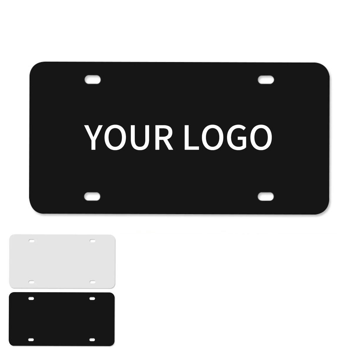 Metal License Plate With Smooth Protective Finish 2