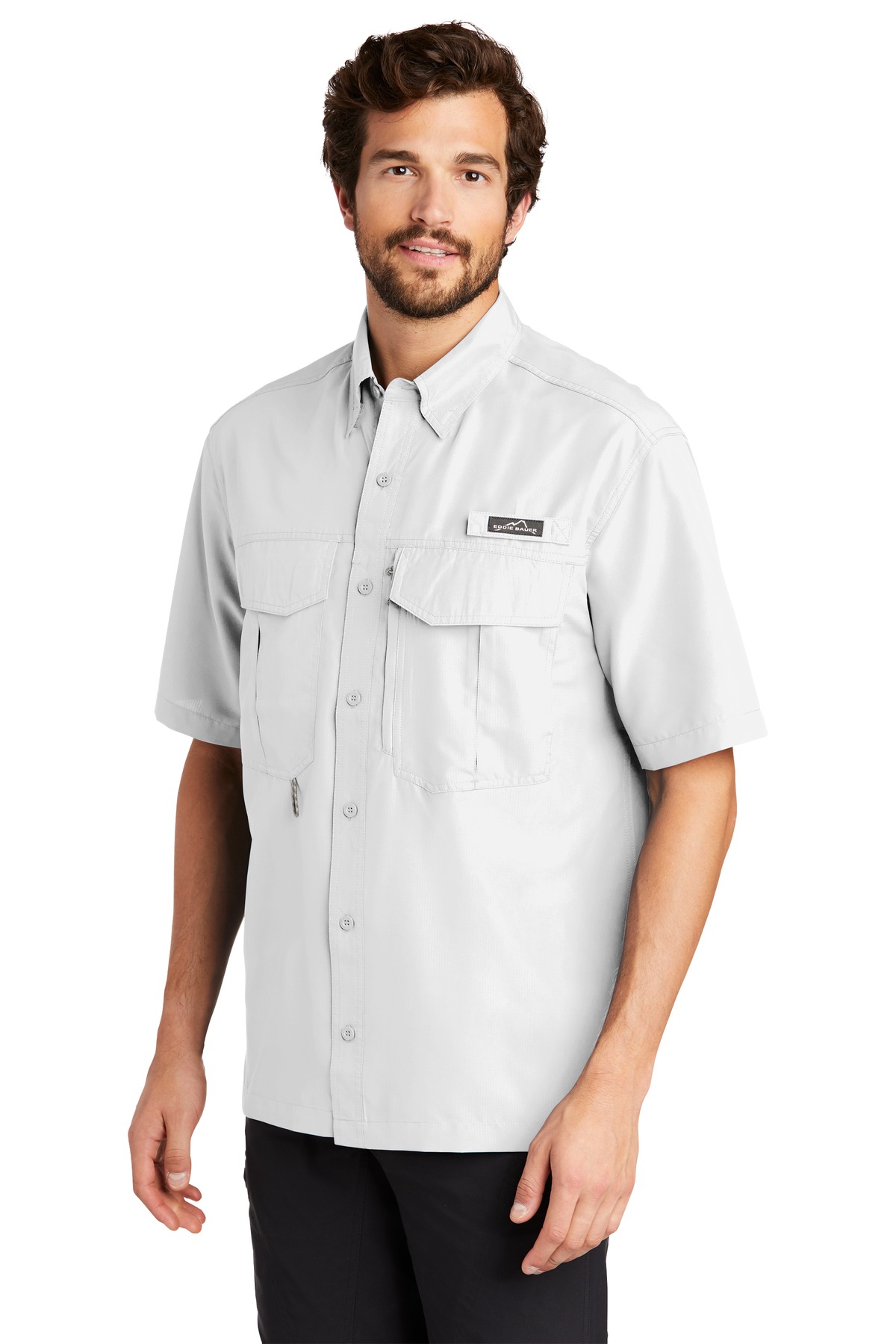 Eddie Bauer Short Sleeve Performance Fishing Shirt EB602 32