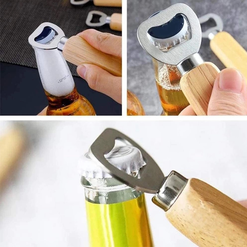 Wooden Handle Bottle Opener 2