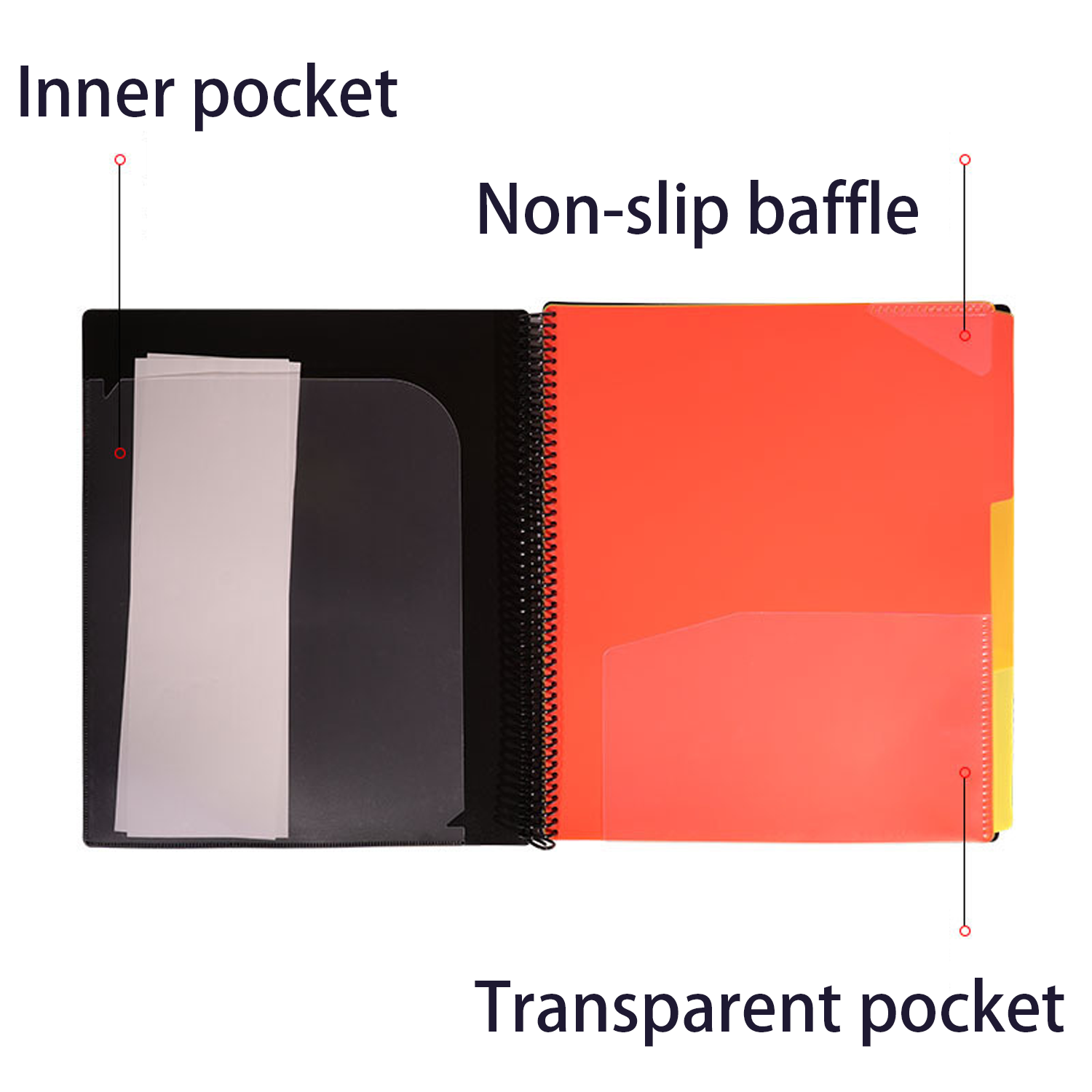 6 Pocket Project Organizer Folder 3