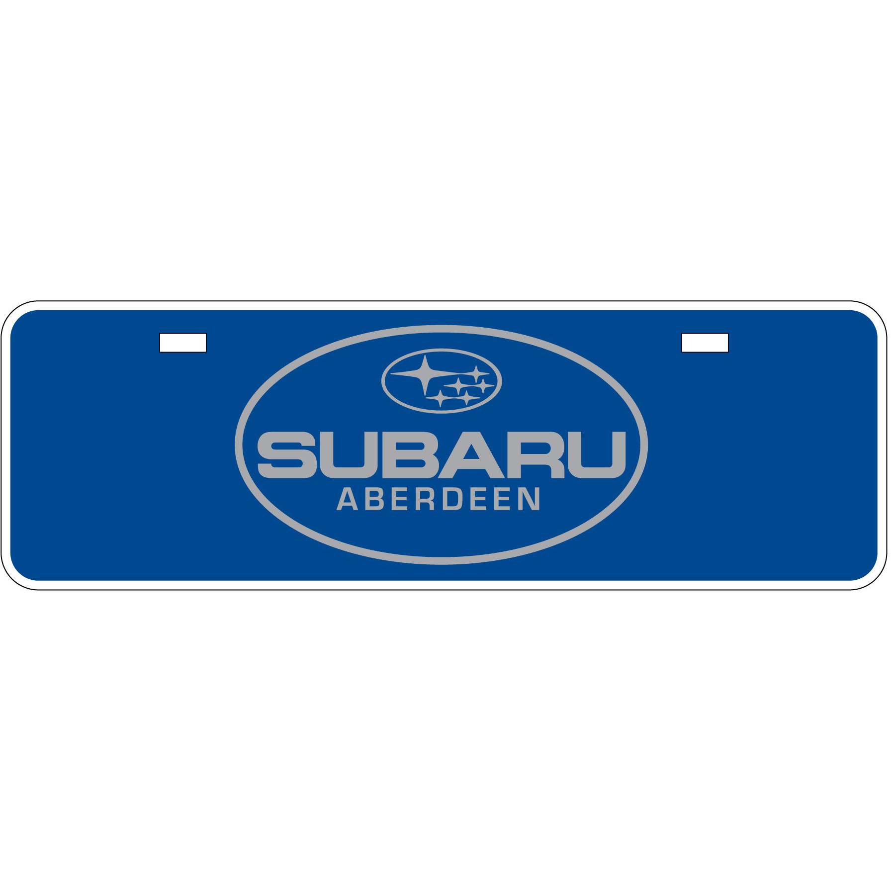 Car Licence Plates .040 Clear Polytrans (3.875" x 11.875") / Screen-printed