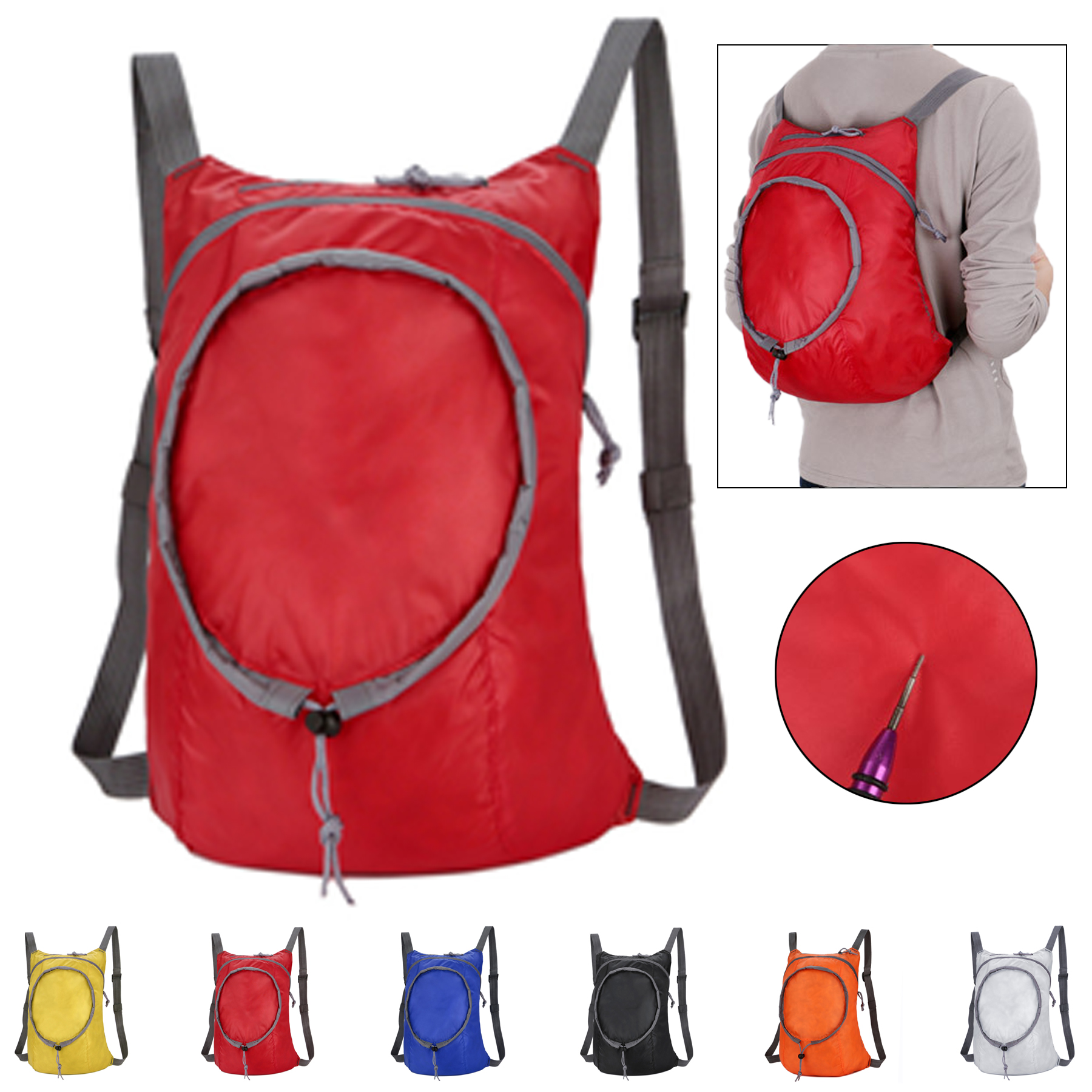 Folding Bag Nylon waterproof backpack 2