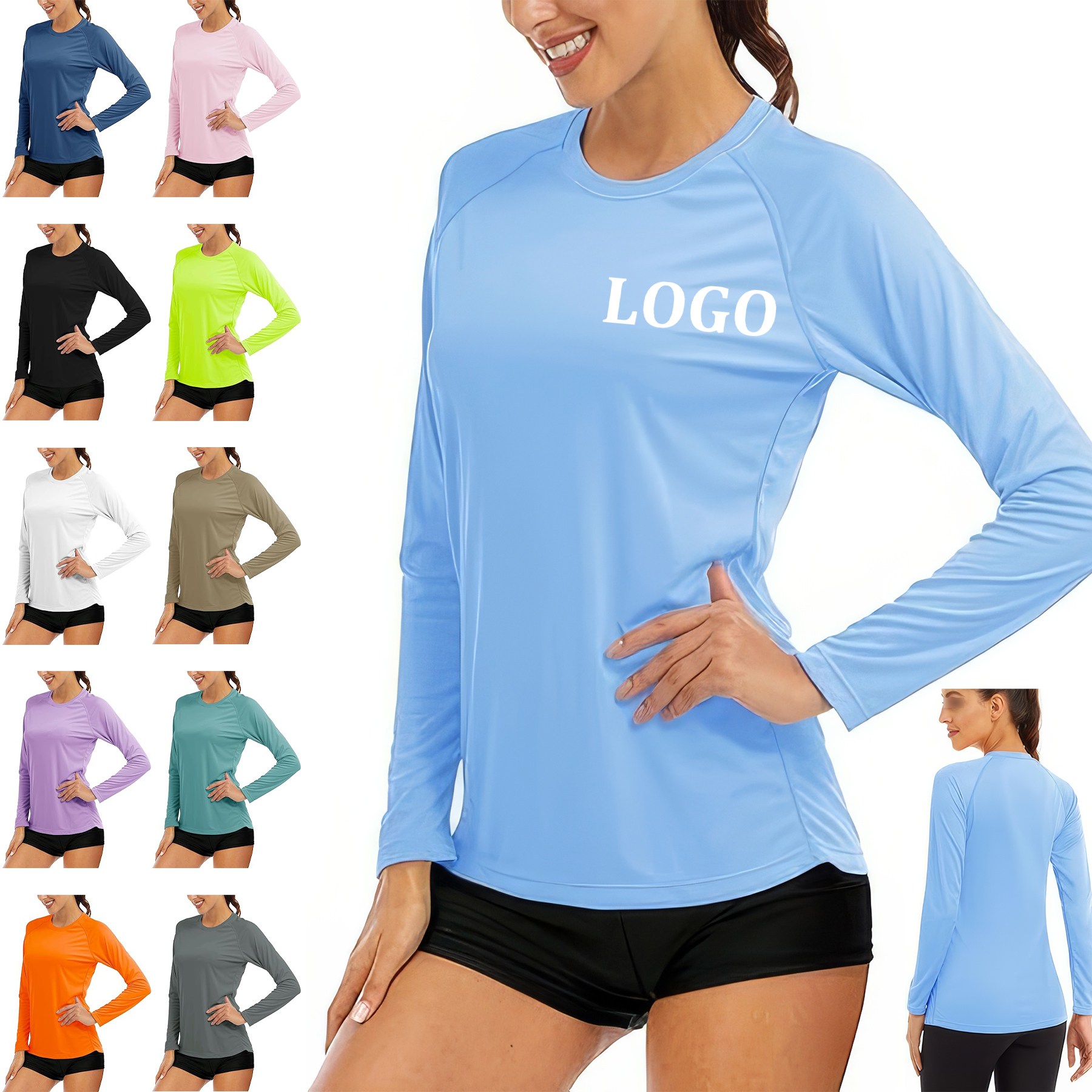Women's Long Sleeve Shirts UPF 50+ 11