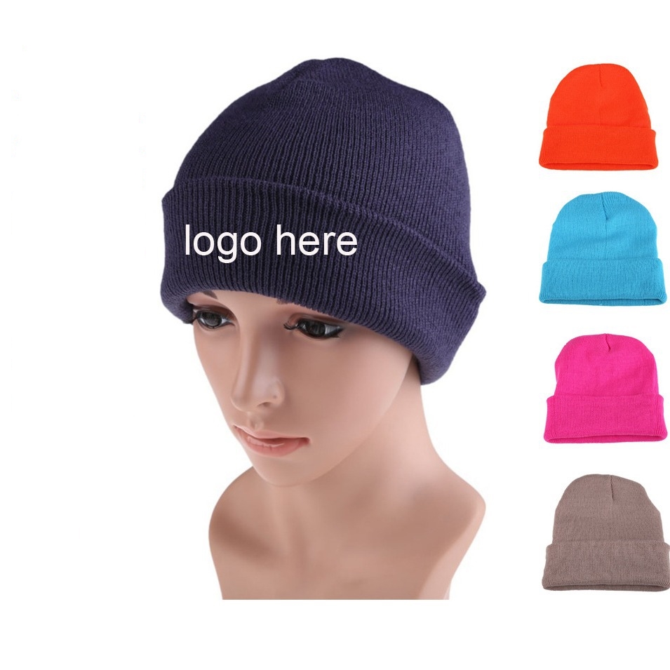 Custom Cuffed Knitted Beanie 2