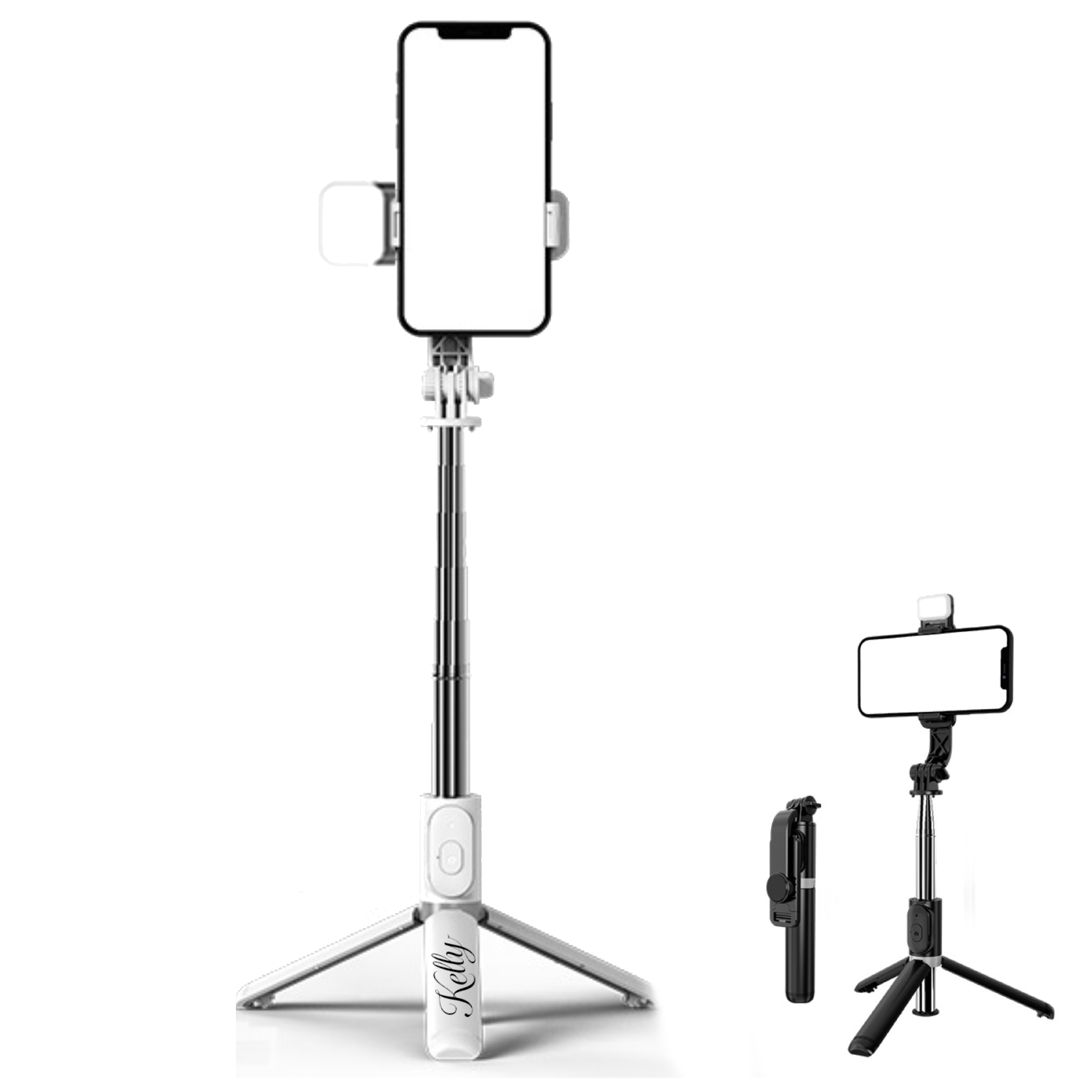 3 in 1 Foldable Portable Bluetooth Selfie Stick Tripod 2