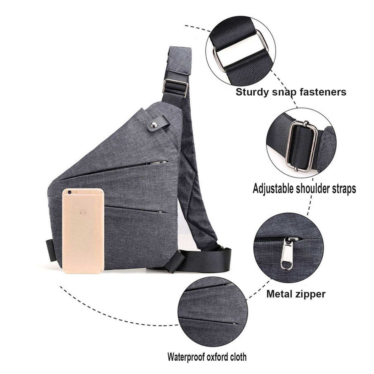 Stylish anti-theft crossbody bag 17