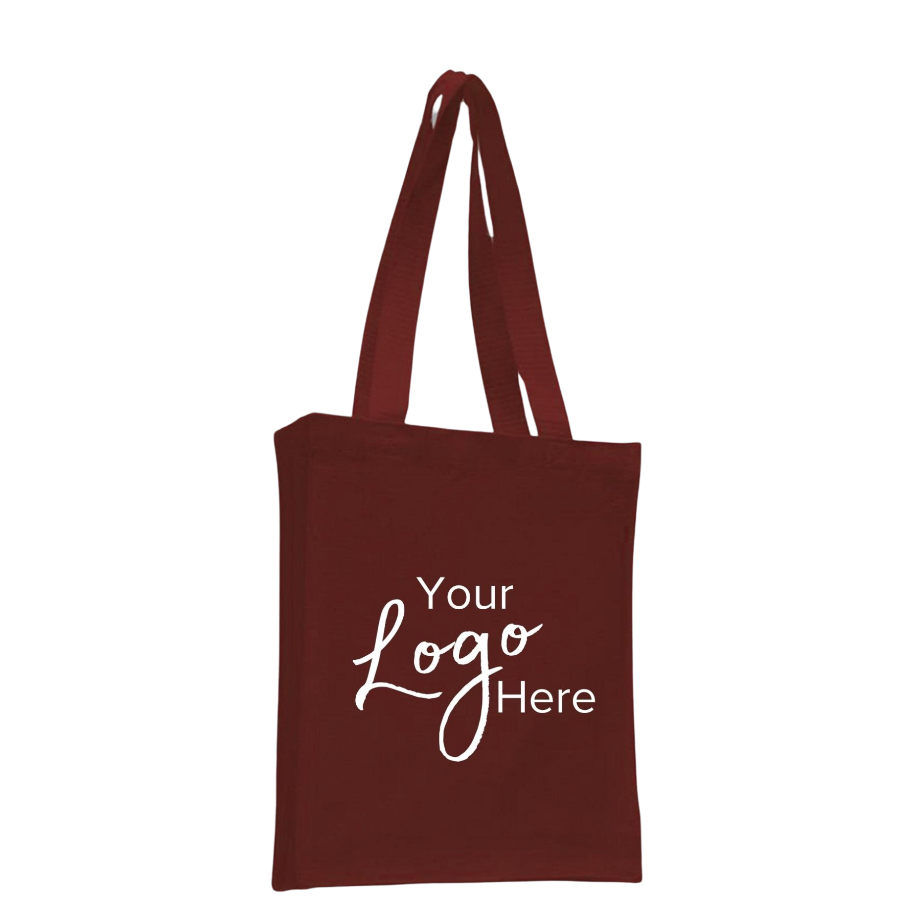 Canvas Book Bag 10" W x 12" H with 3" Gusset, custom tote bag with logo imprint 23