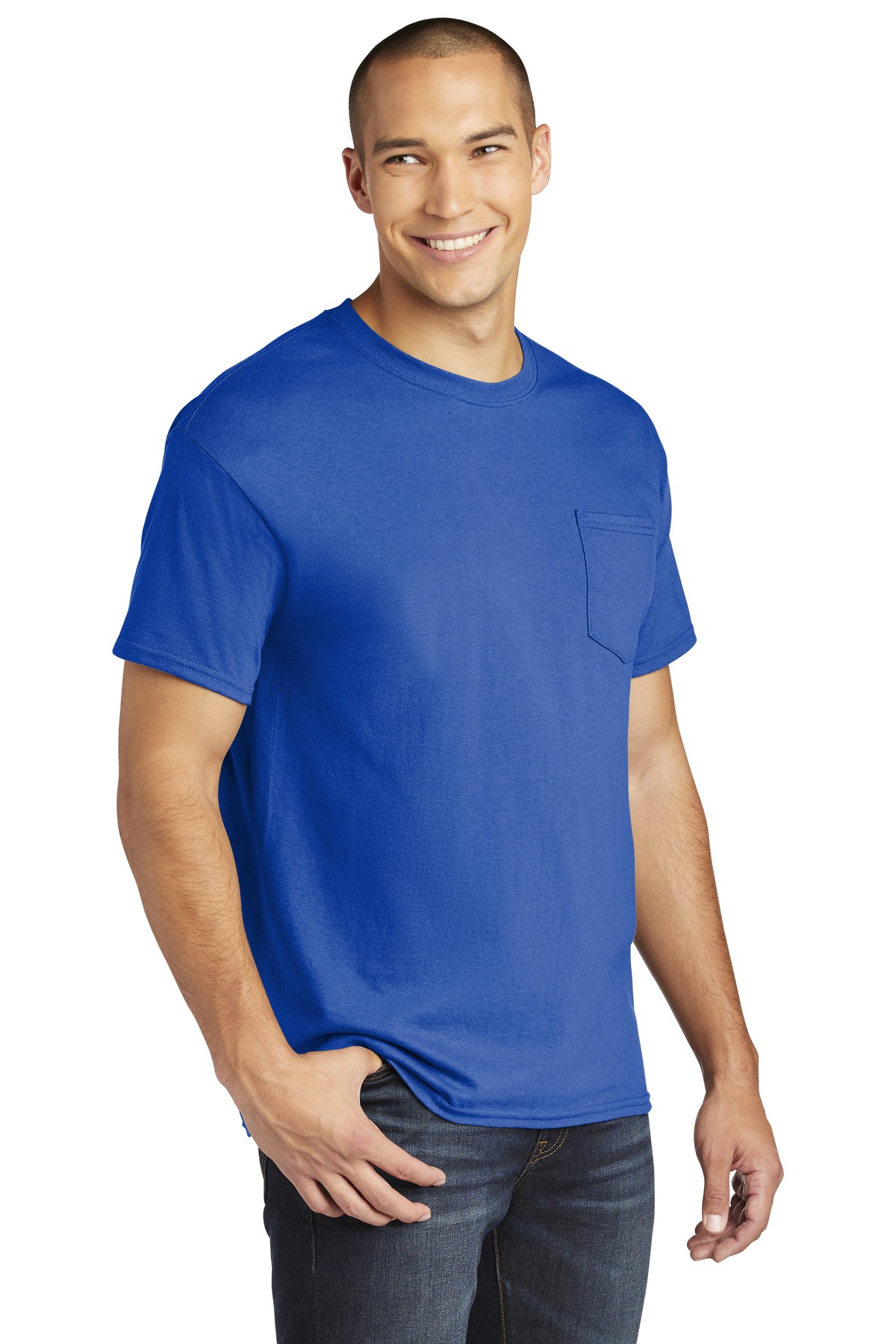 Gildan Heavy Cotton 100% Cotton Pocket T-Shirt. 5300 34