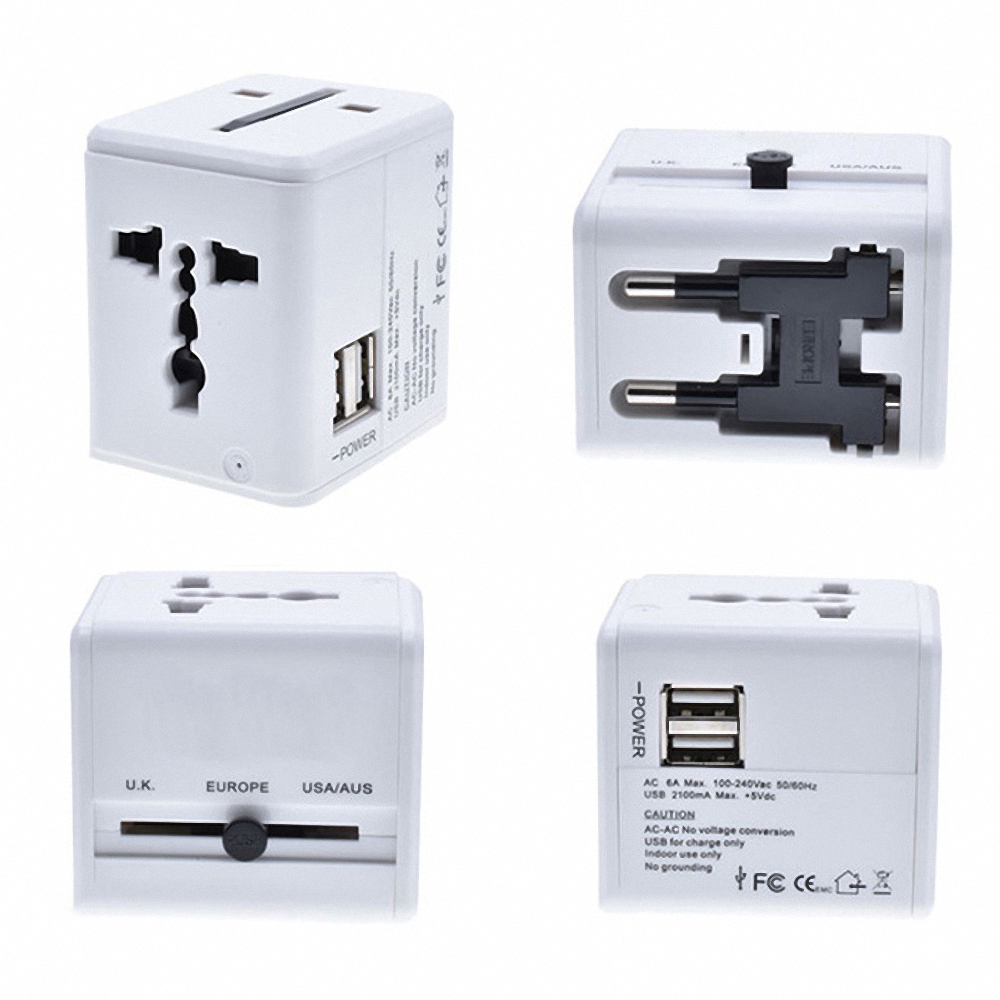 Universal International Travel Adapter Plug 2