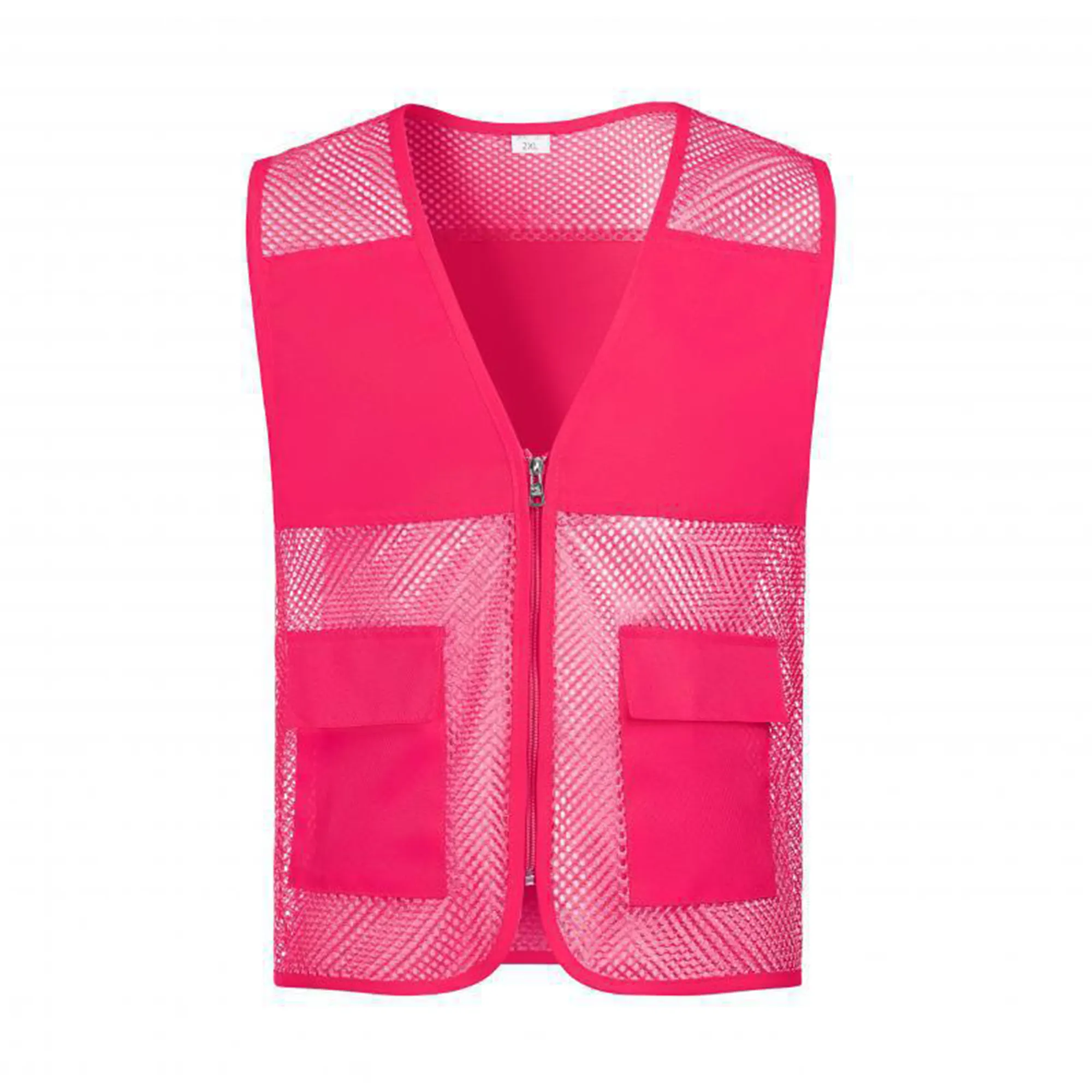 MOQ20 Mesh Vest Summer Volunteer Workwear 3