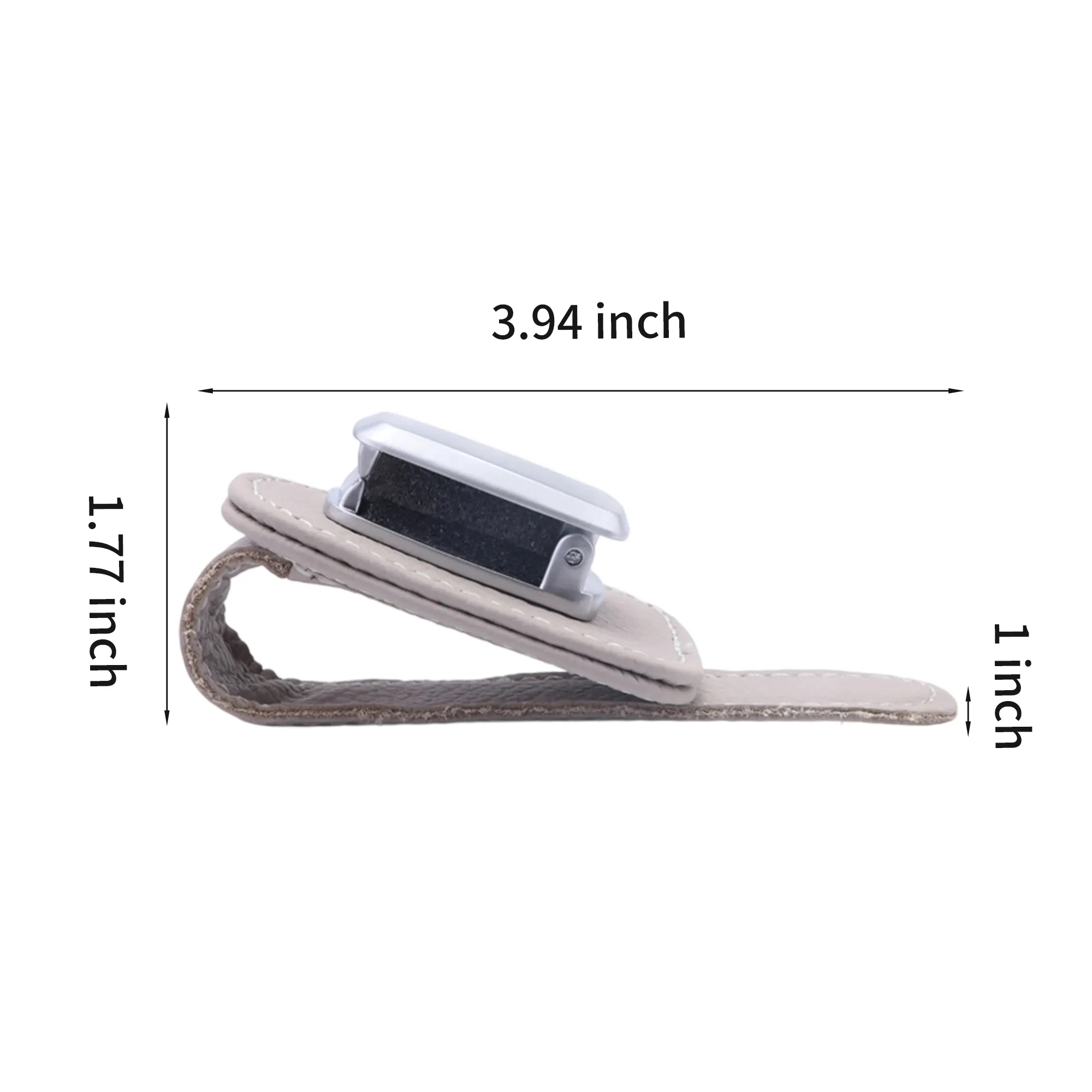 Leather Sunglasses Clip 5