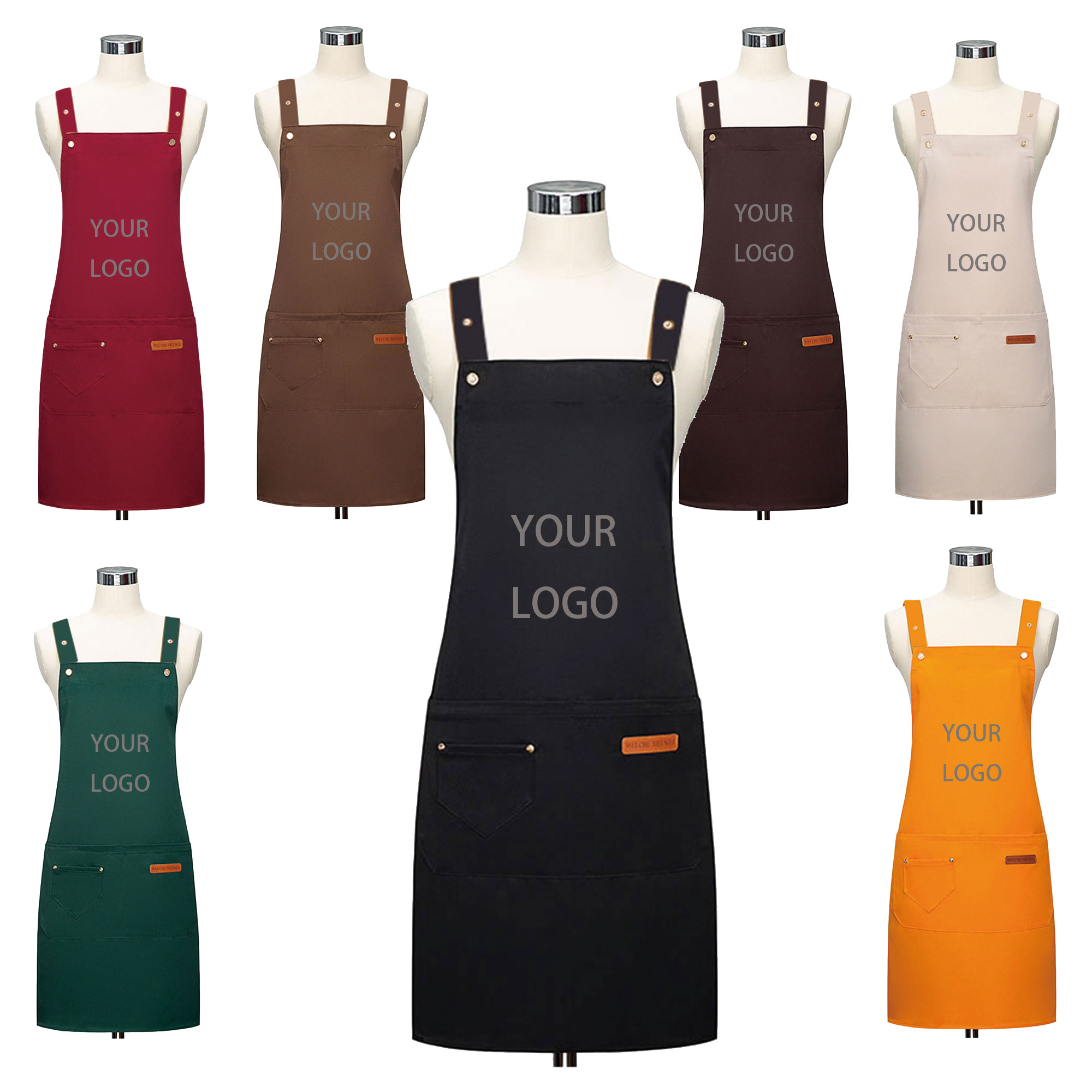 Kitchen Apron with Water and Oil Resistance 1