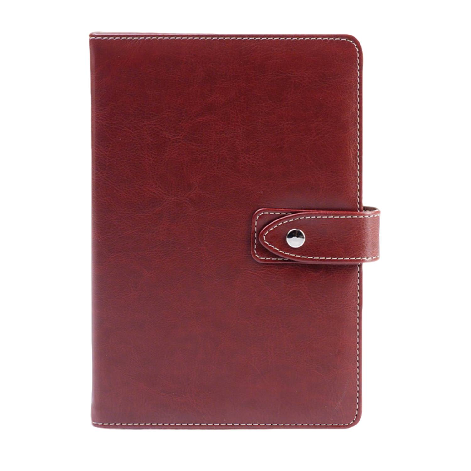 A5 Classic PU Leather Notebook W/ Button 8