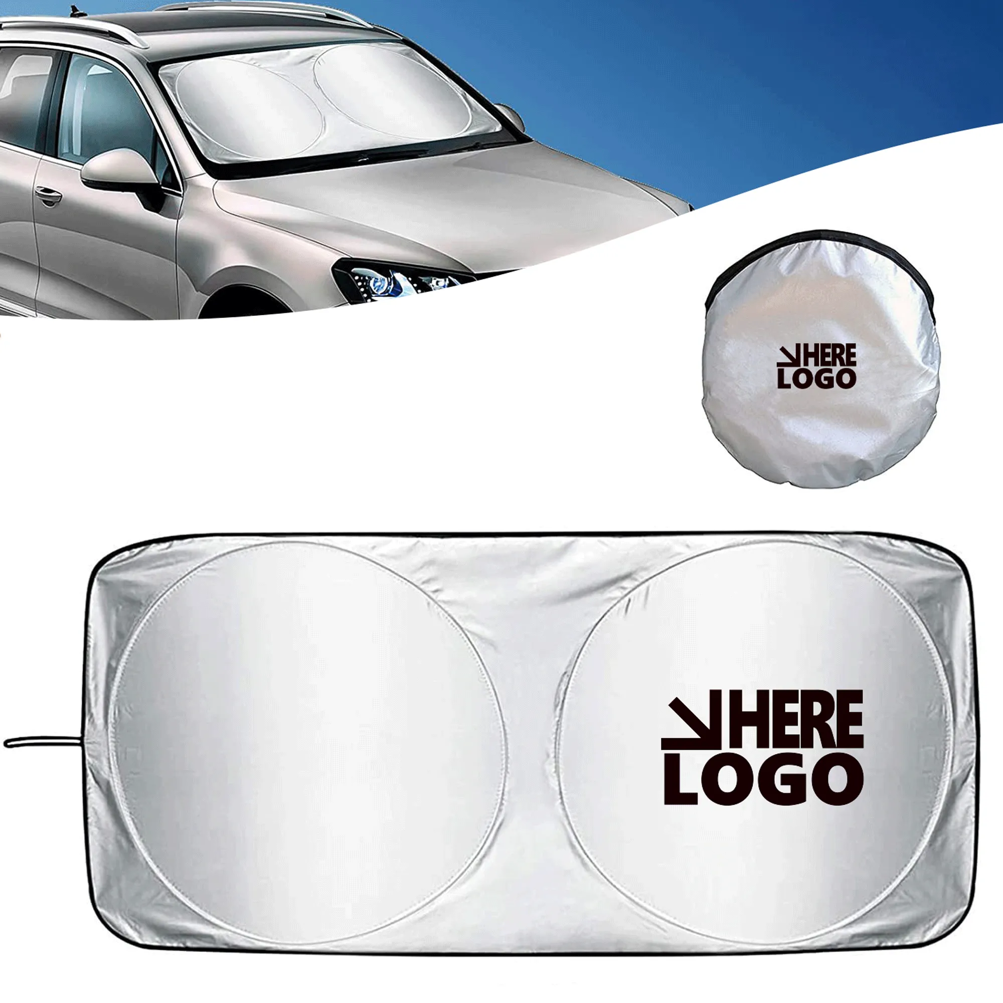 Foldable Car Windshield Sunshade 1