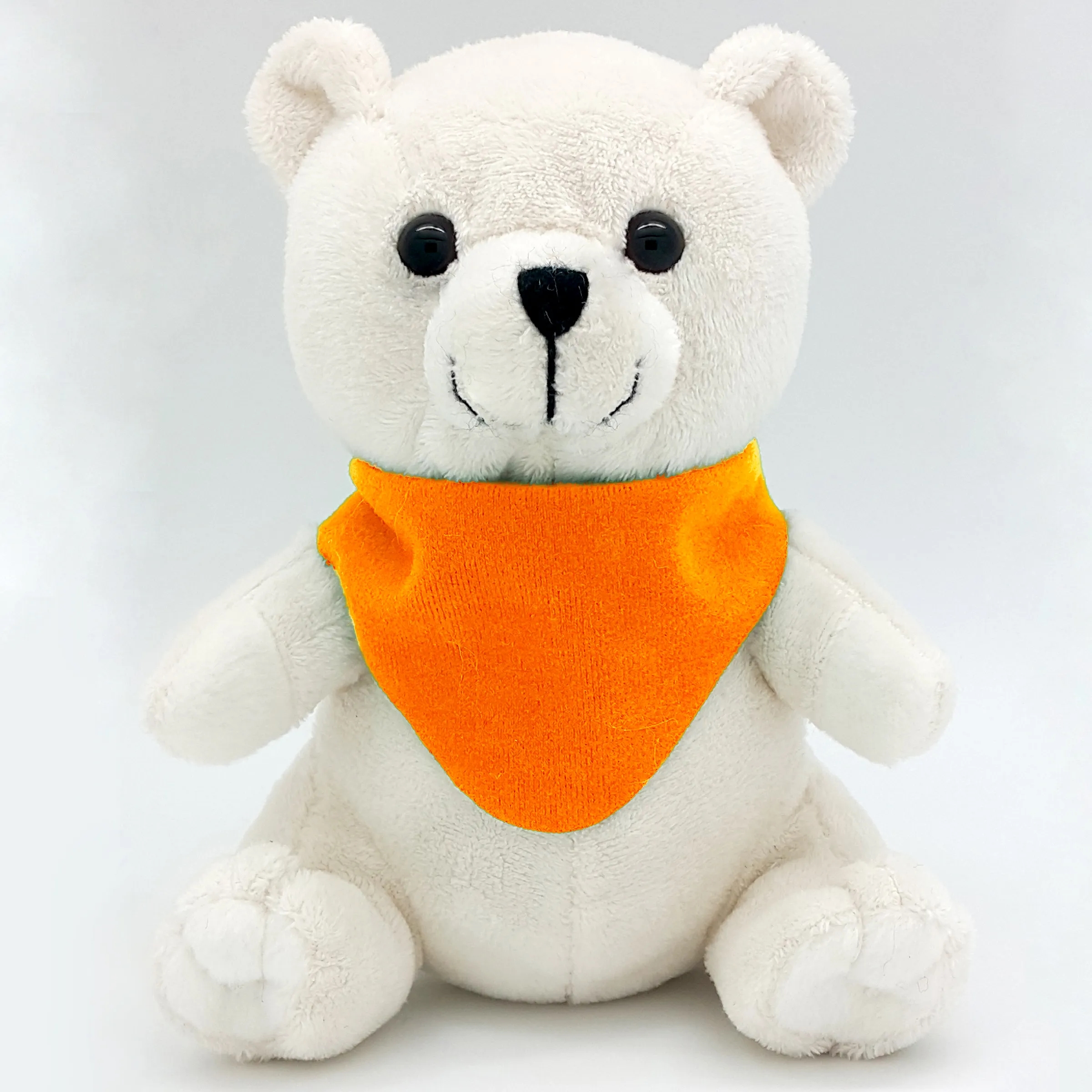 6" Beanie White Bear 1