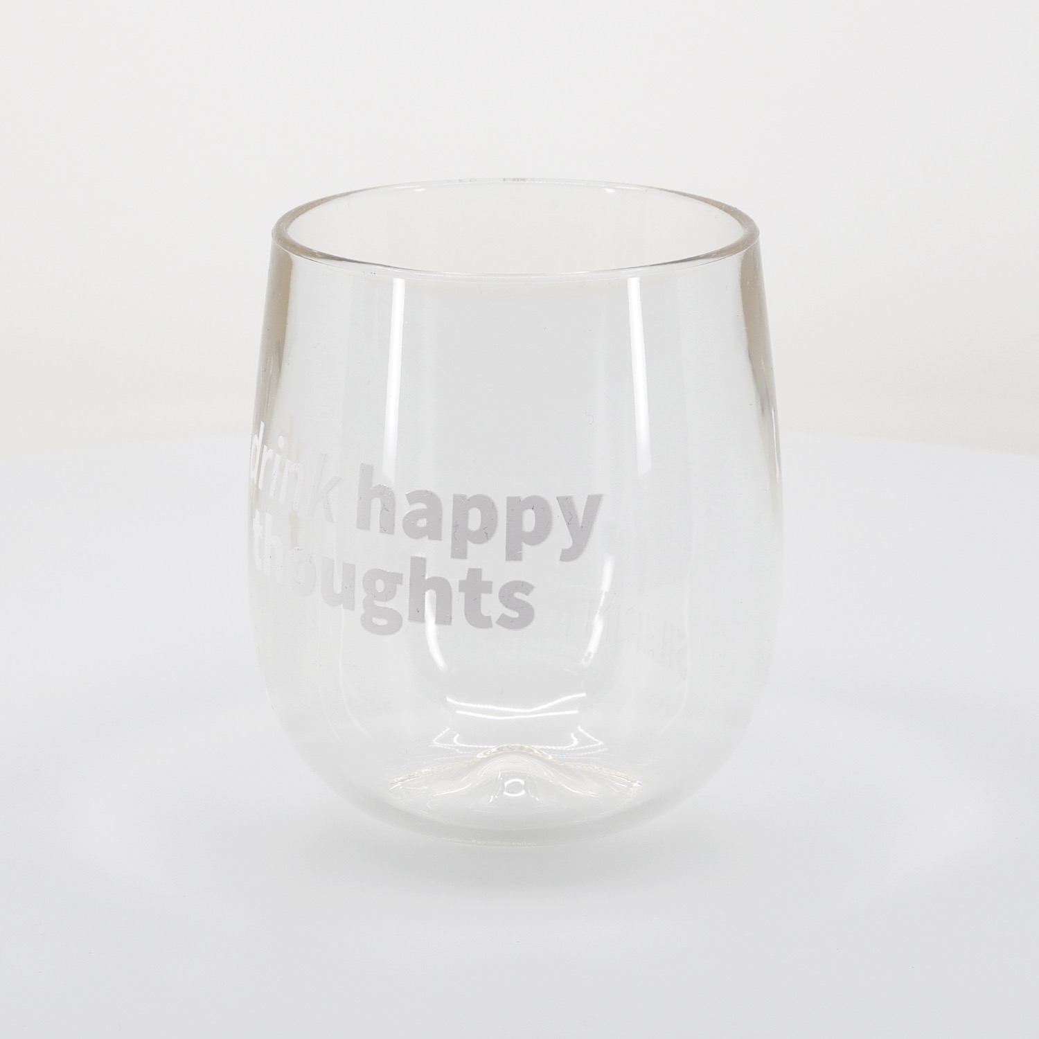 Silipint® Clear Stemless Wine Glass - 12 oz. 50