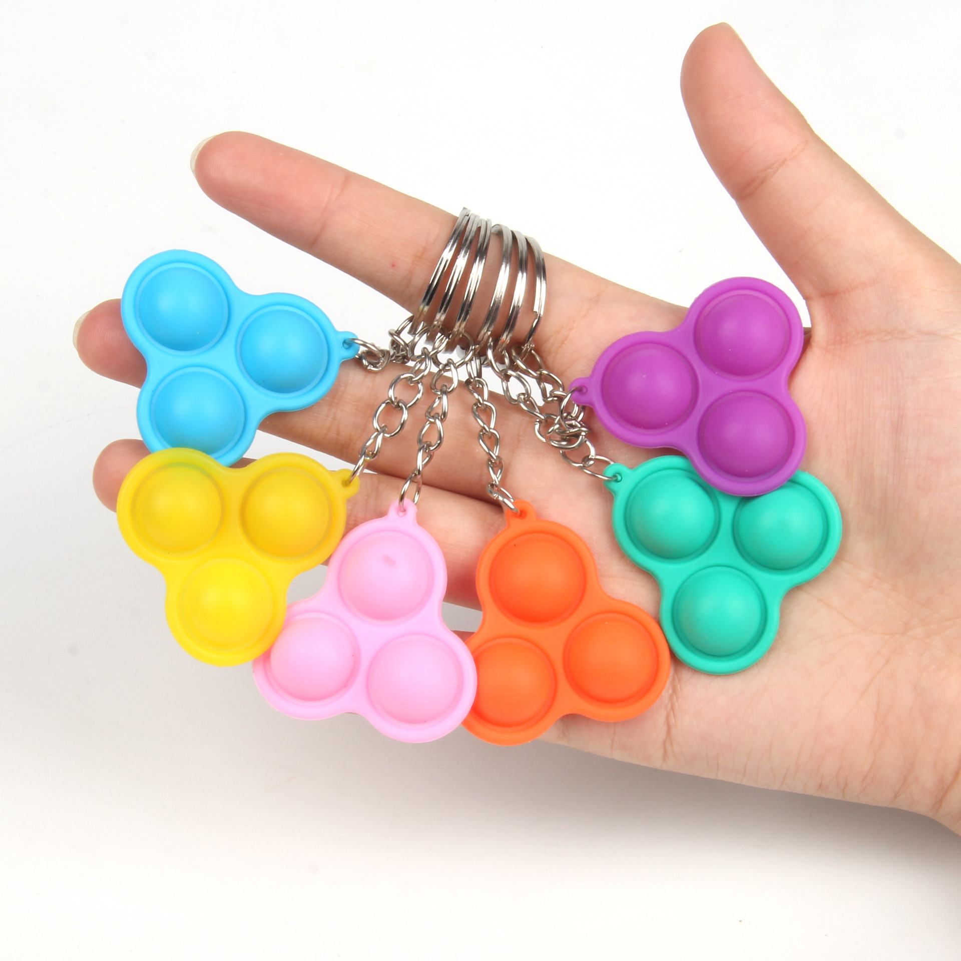 Push Pop Bubble Keychain 1