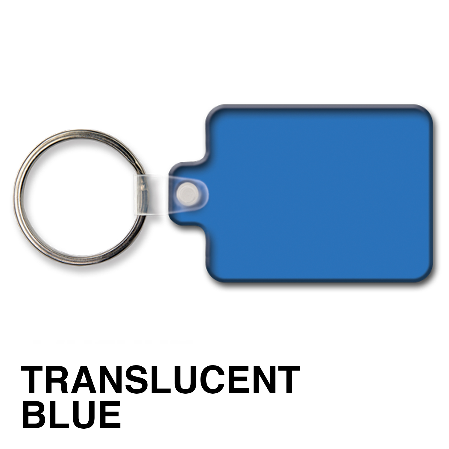 Medium Rectangle Key Tag w/Round Corners & Tab 10