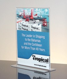 Vertical Countertop Sign Holder