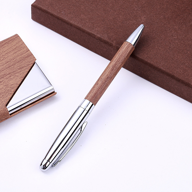 2-piece Office Gift Set Metal Ball Pen and Key Chain 5