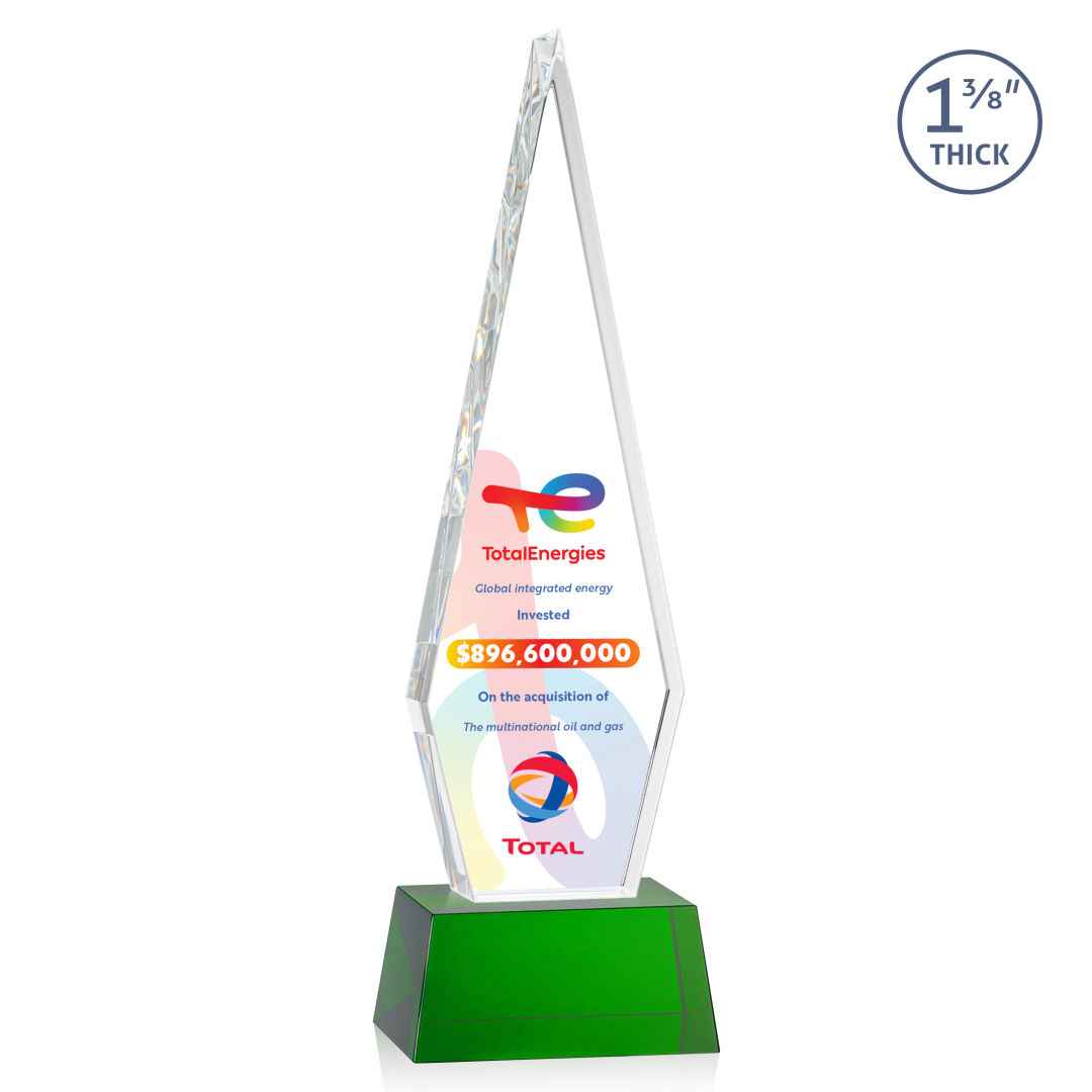Springfield VividPrint™ Award on Robson Base - Green 12