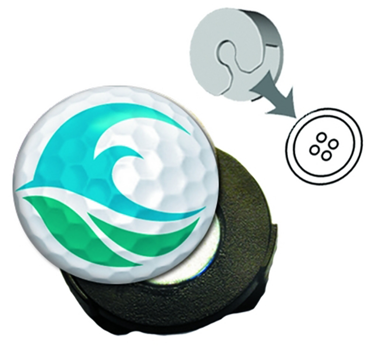 Custom Golf Ball Marker / Magnet Button Cover 3