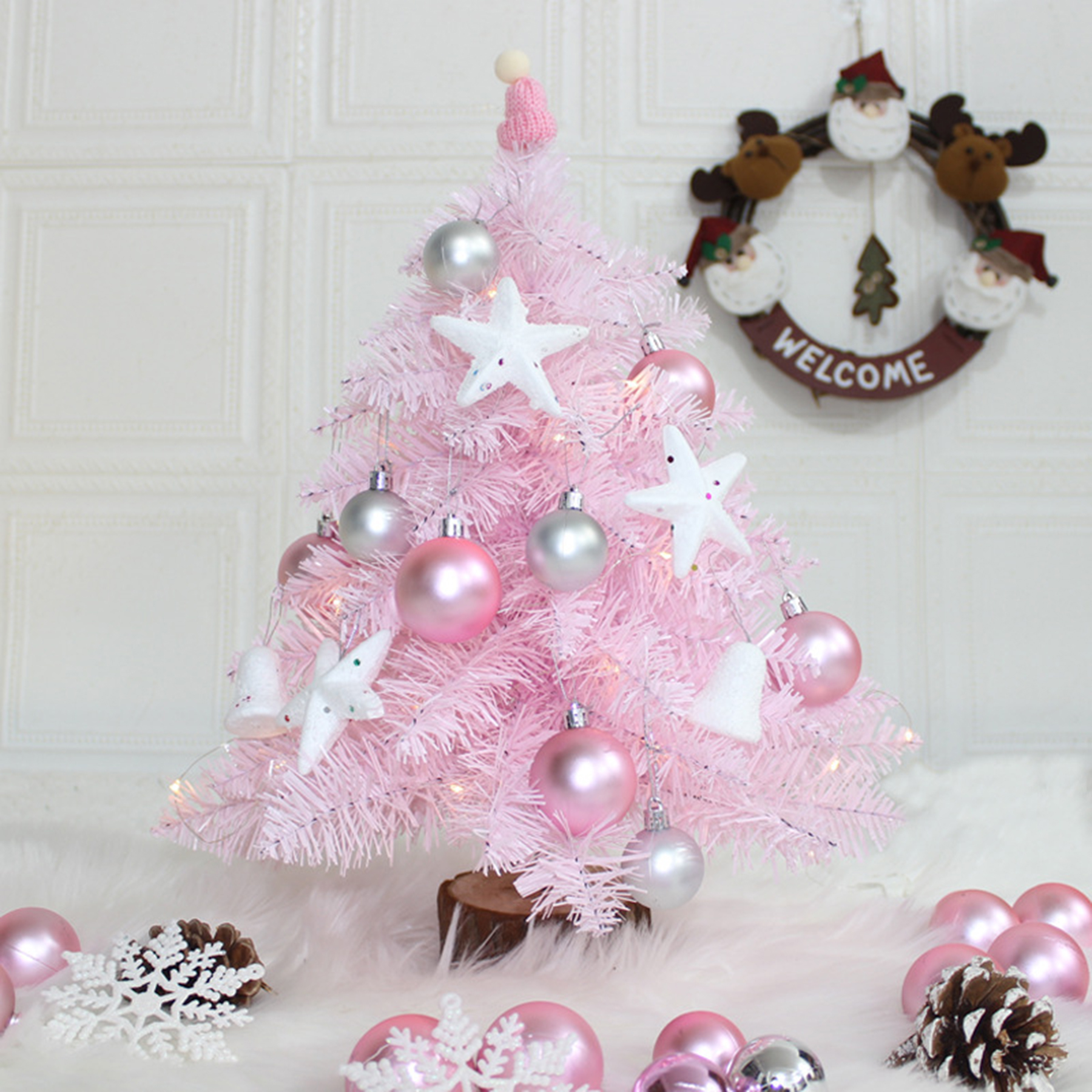 Pink Christmas Tree 3